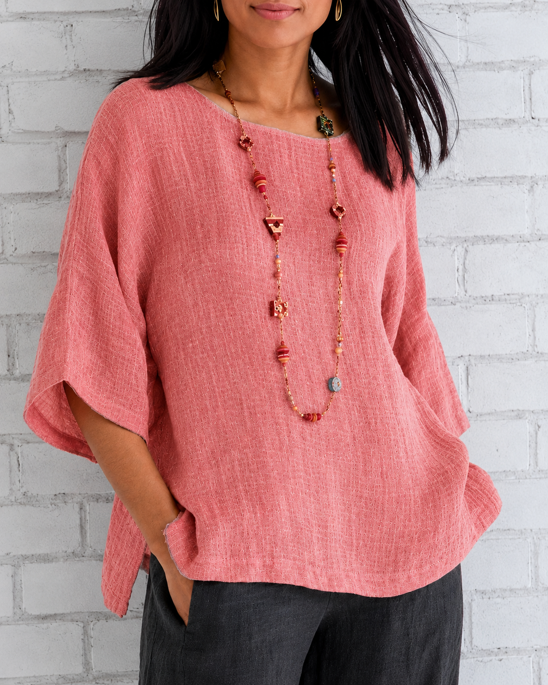 Maia | Crew Neck Blouse