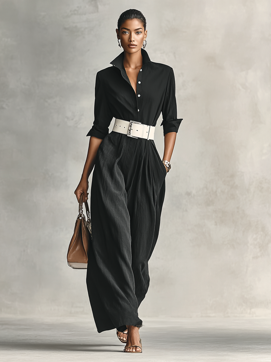 Vicky | Lapel Single Breasted Long