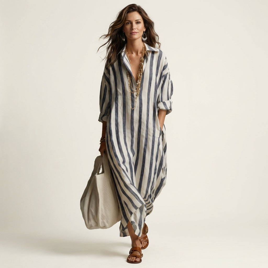Carra™ | Striped Maxi Dress