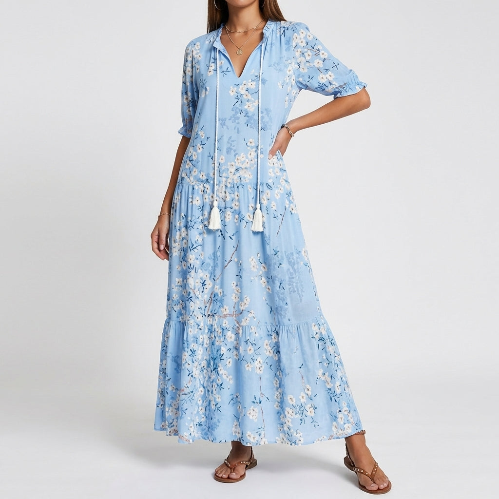 Aria | Boho Tummy Coverage Dress
