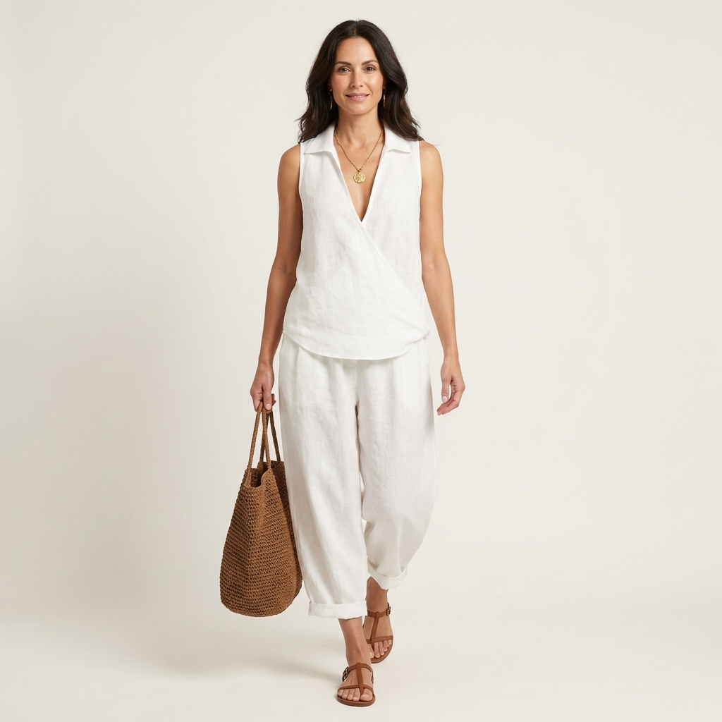 Twiila™ | Wrap-Top & Wide-Leg Set