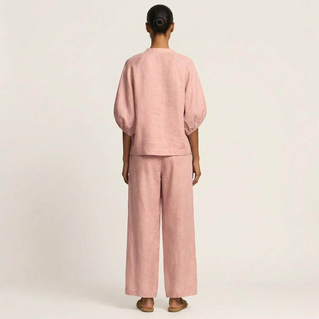 Marlowe™ | Zipper-Front Puff Sleeve Set
