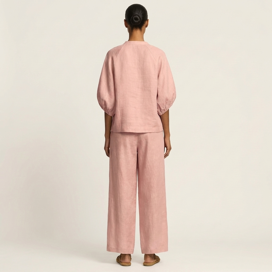 Marlowe™ | Zipper-Front Puff Sleeve Set