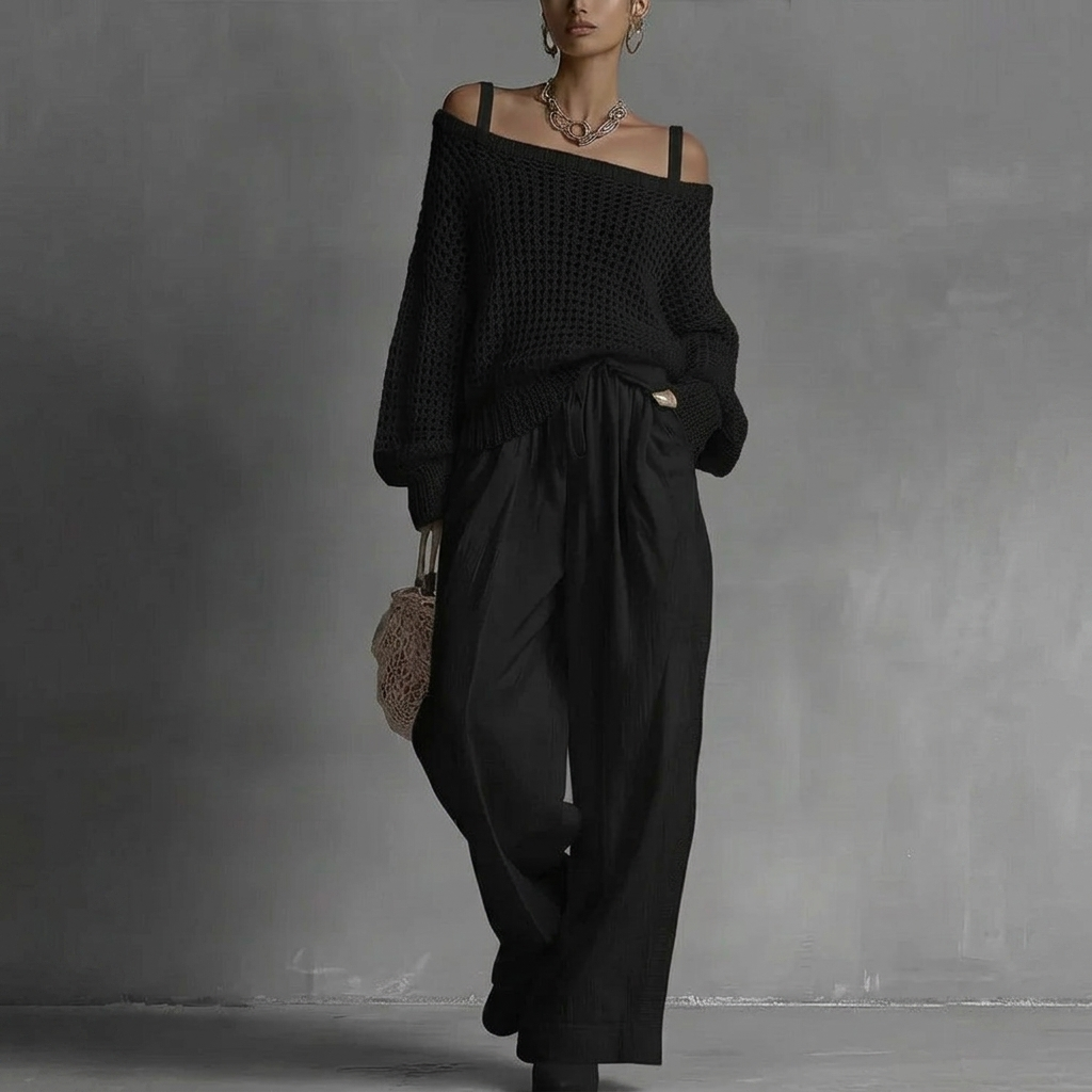 Marisol | Off-Shoulder Knit Set