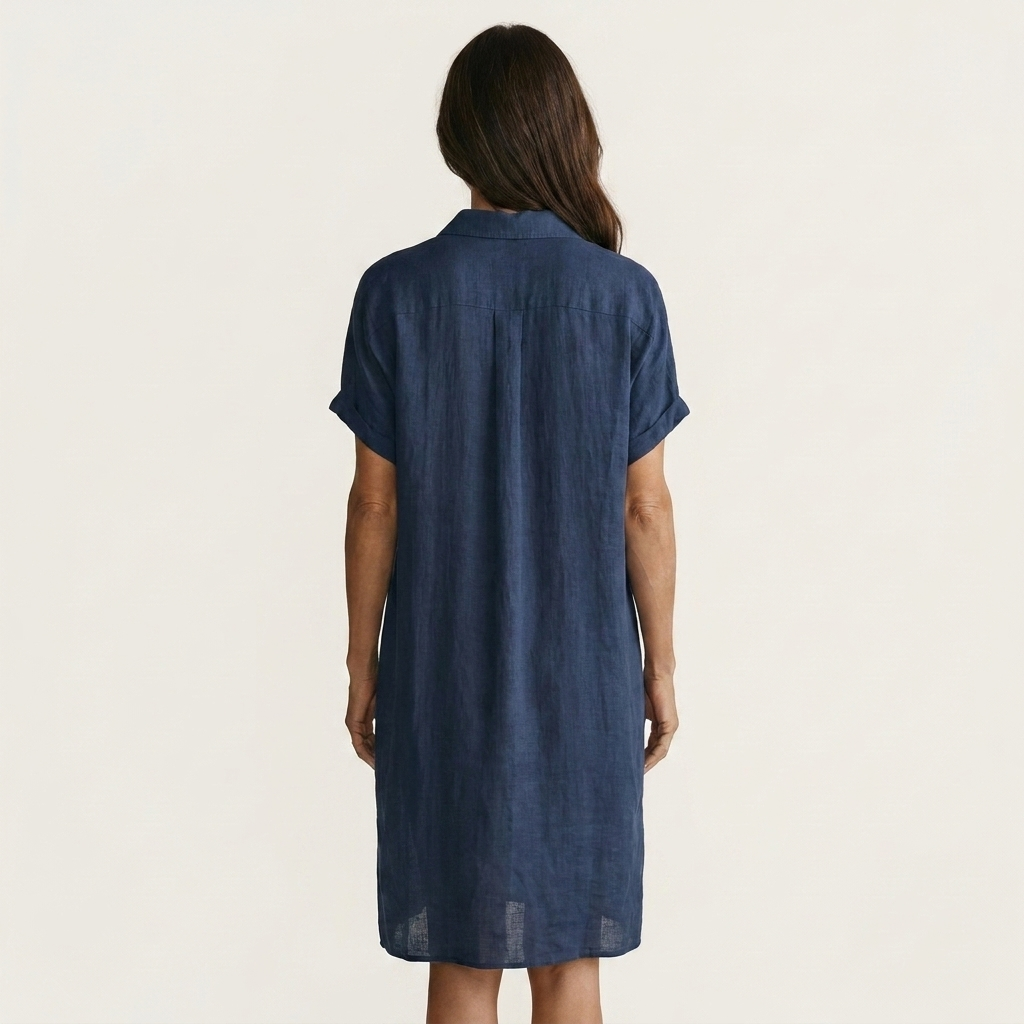 Claire | Relaxed Button-Front Midi Dress