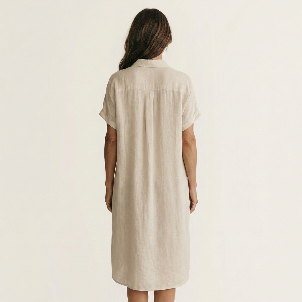 Claire | Relaxed Button-Front Midi Dress