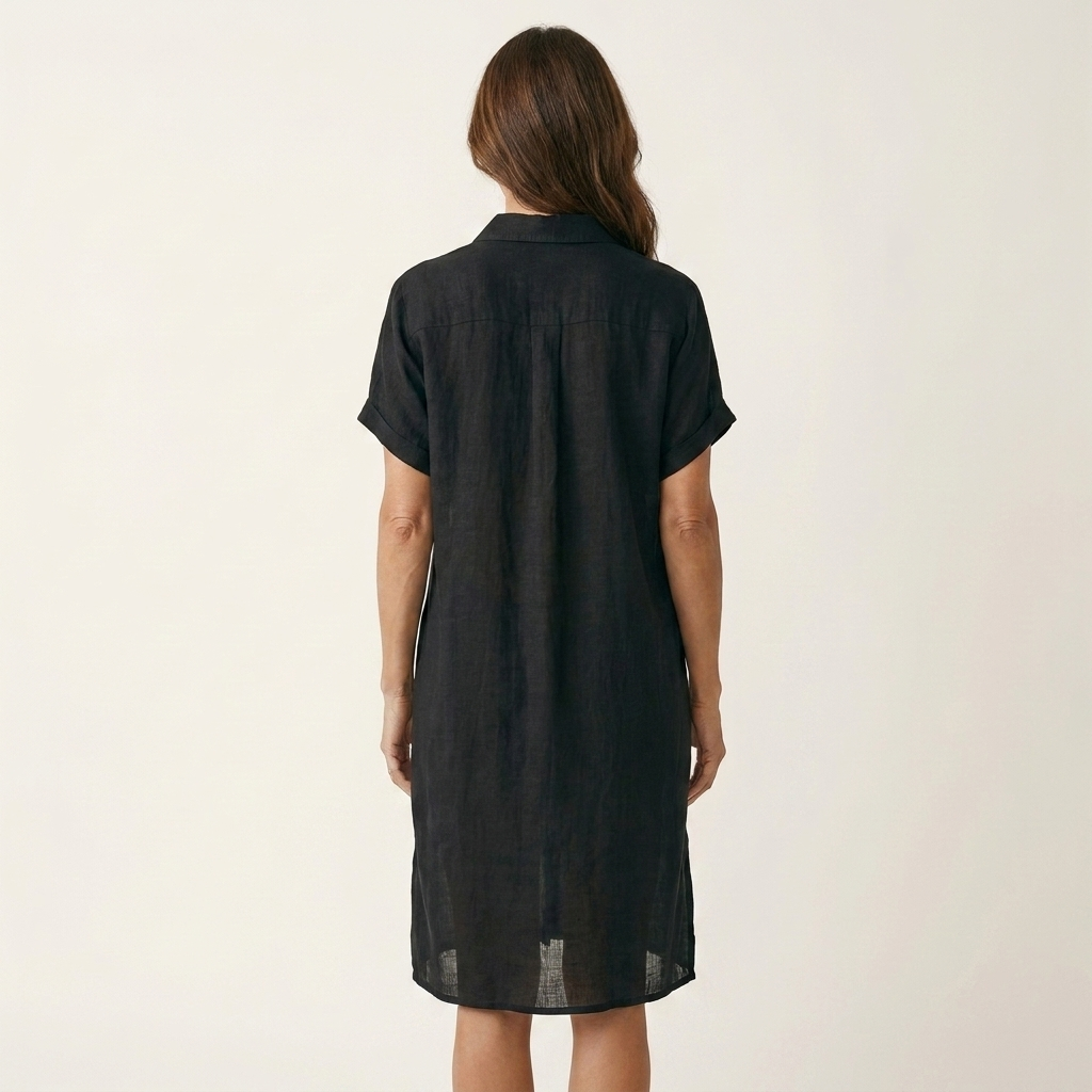 Claire | Relaxed Button-Front Midi Dress