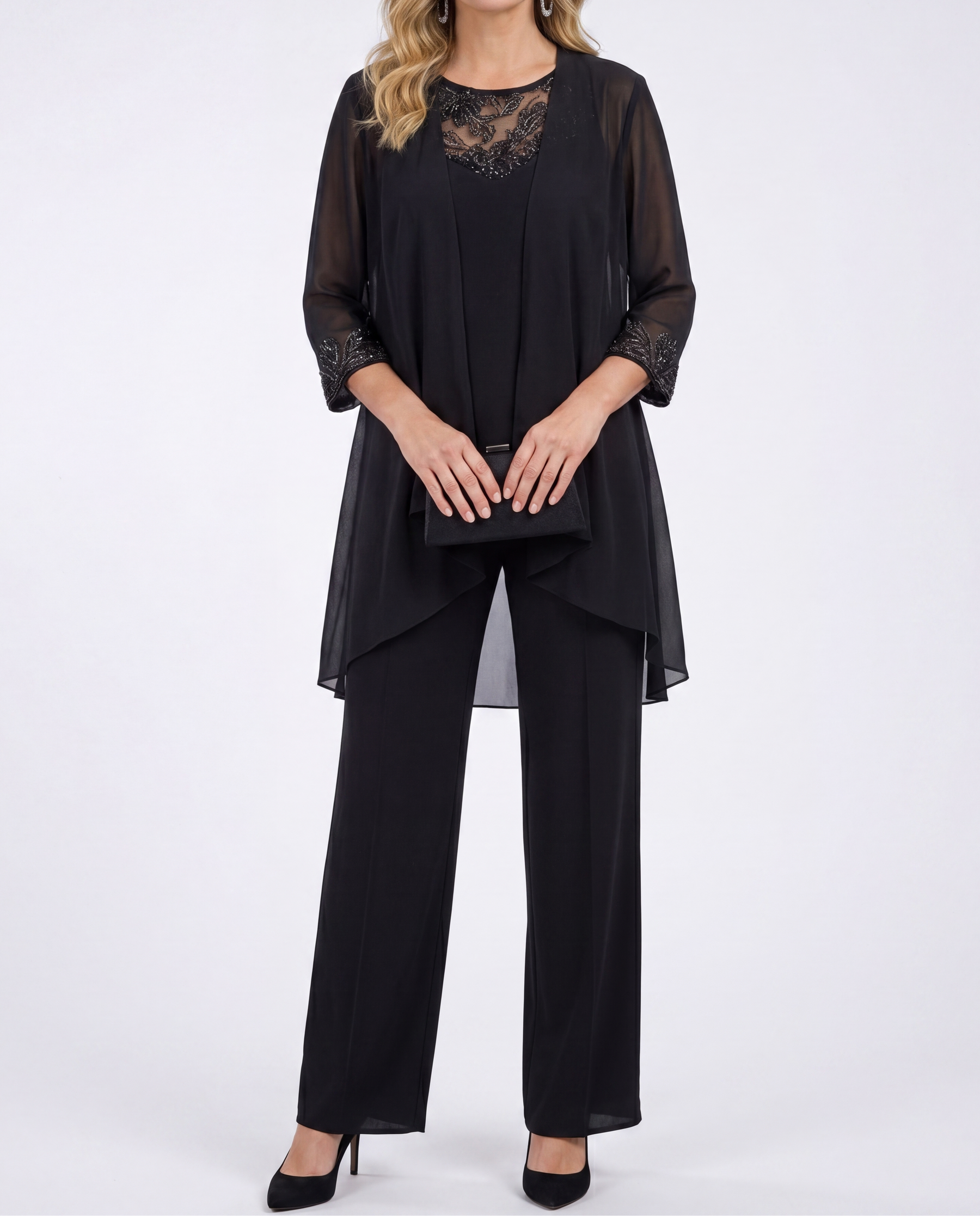 Eleanor™ | Flowing Jacket & Wide-Leg Pants Set