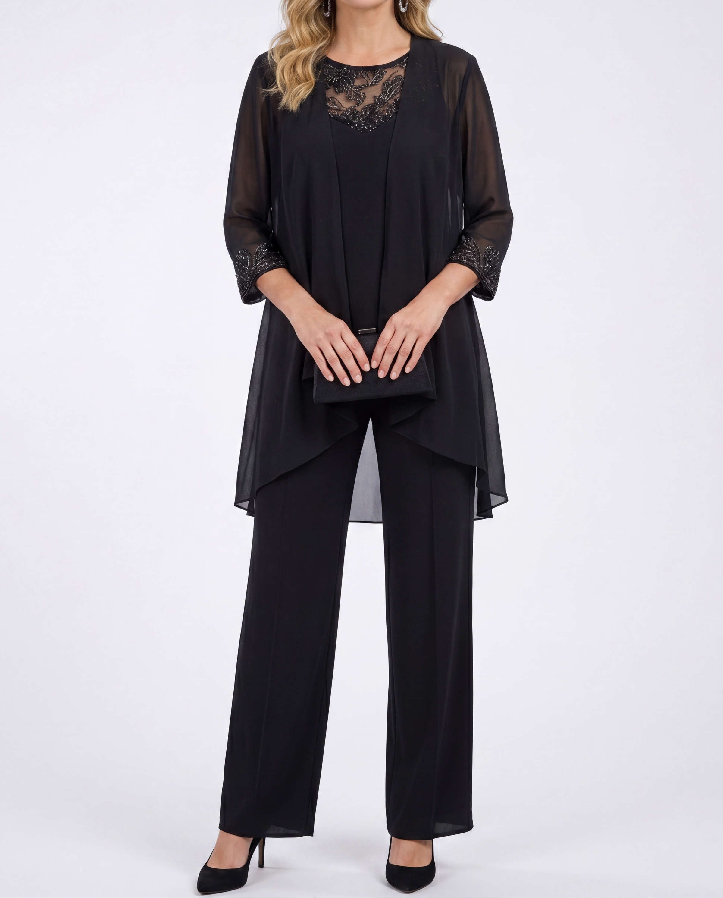 Eleanor™ | Flowing Jacket & Wide-Leg Pants Set