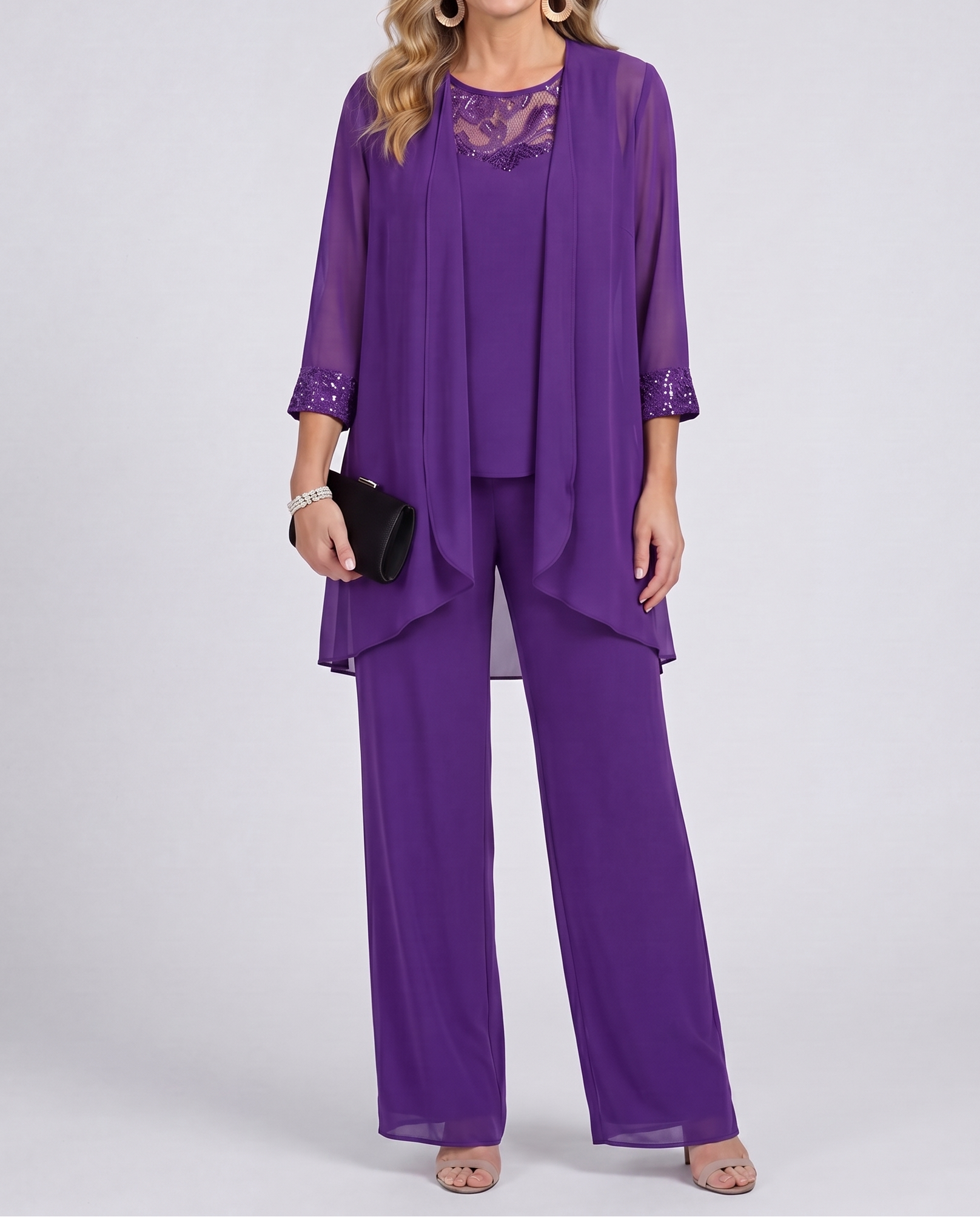 Eleanor™ | Flowing Jacket & Wide-Leg Pants Set