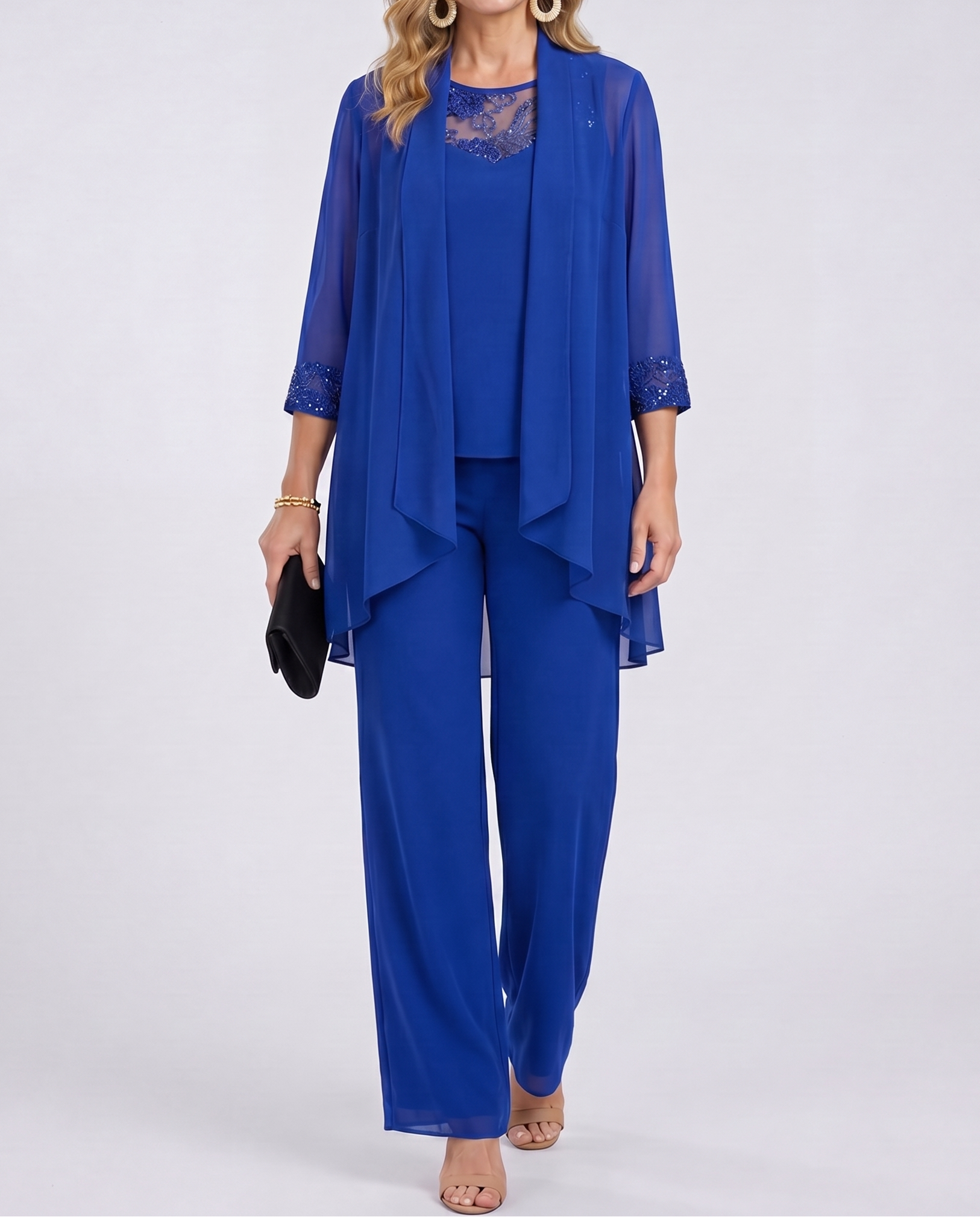 Eleanor™ | Flowing Jacket & Wide-Leg Pants Set