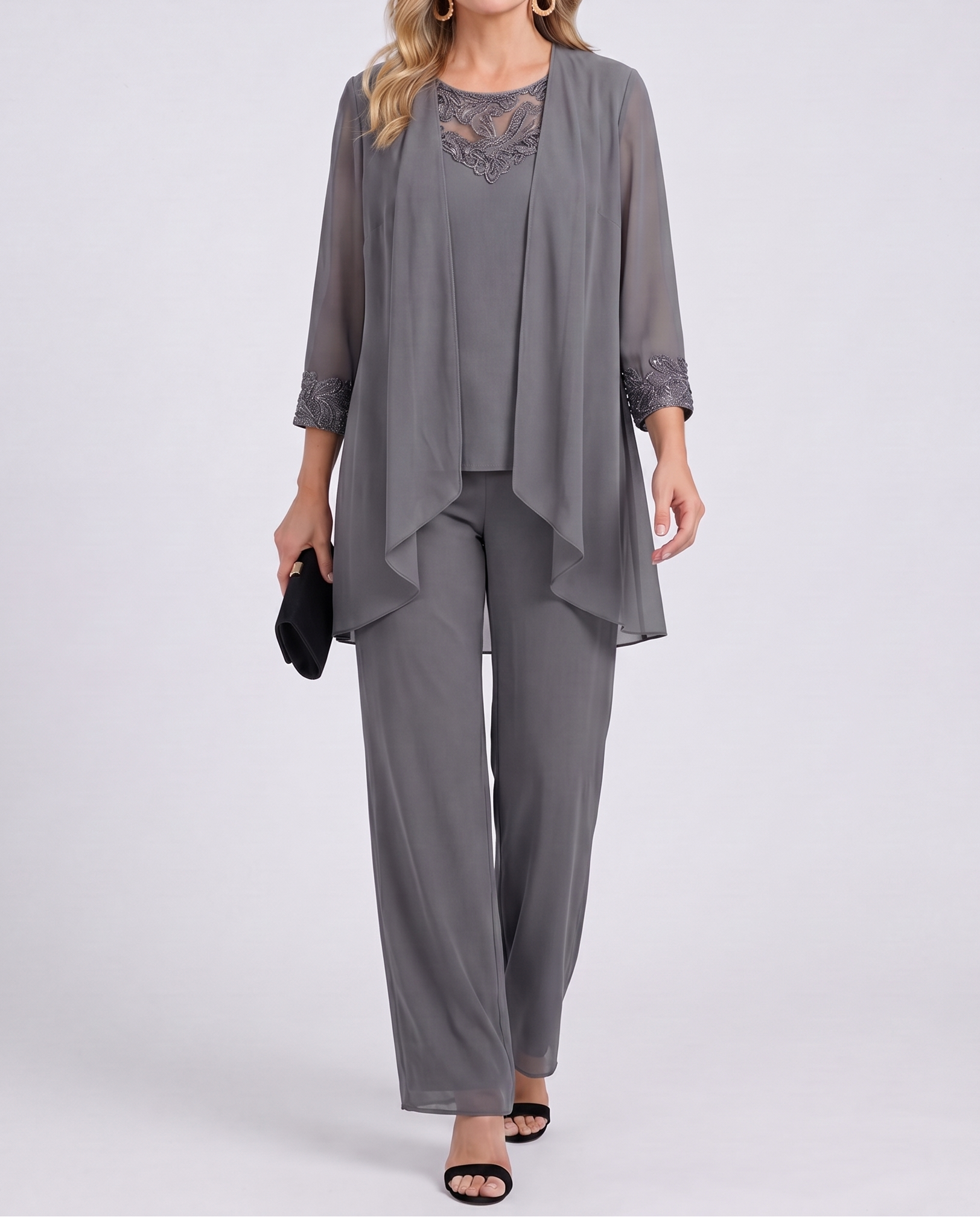 Eleanor™ | Flowing Jacket & Wide-Leg Pants Set