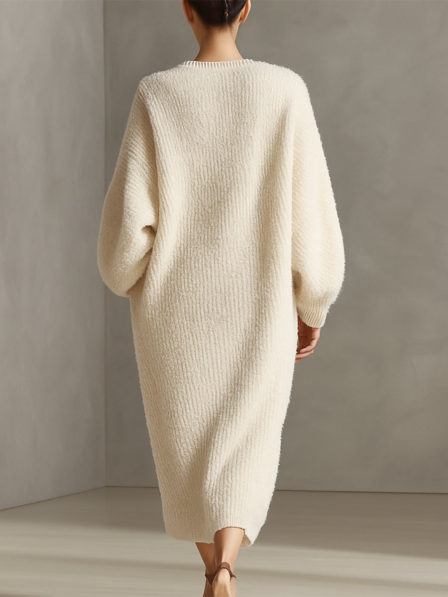 Luna | Cream Elegant Faux Mink