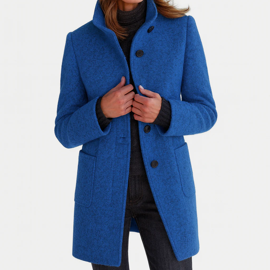 Victoria — Warm, Elegant Coat with a Cosy High Collar