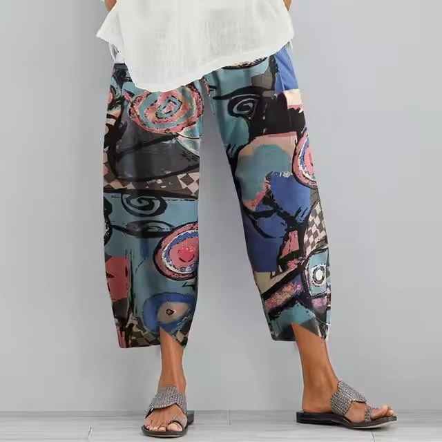 Kiana | High Waist Wide Leg Trousers