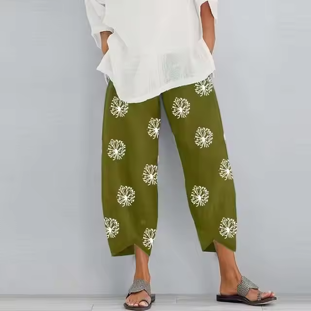 Lourdes | High Waist Wide Leg Trousers