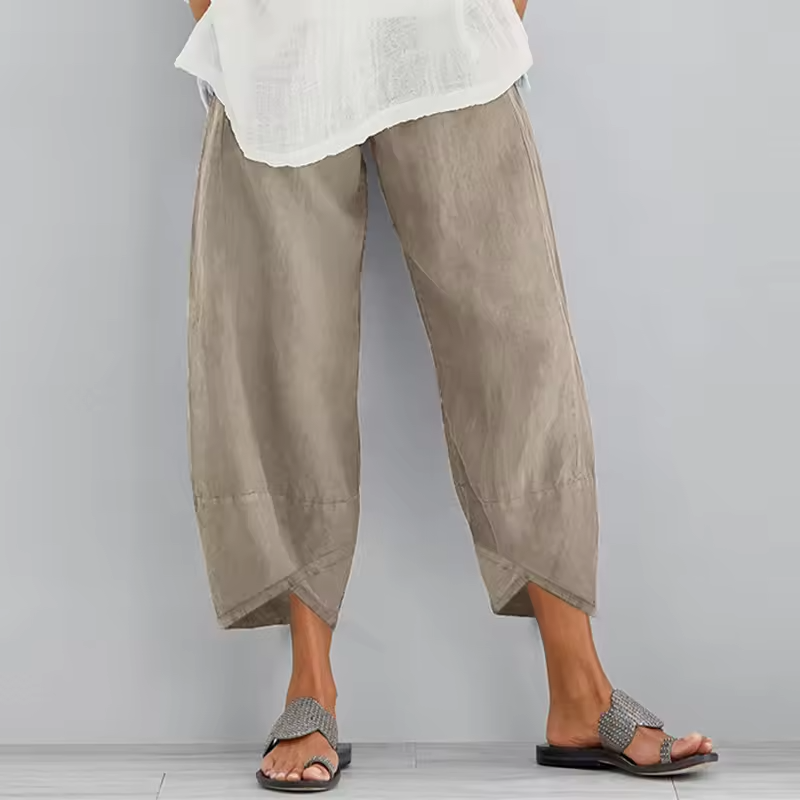 Tiana | High Waist Wide Leg Trousers