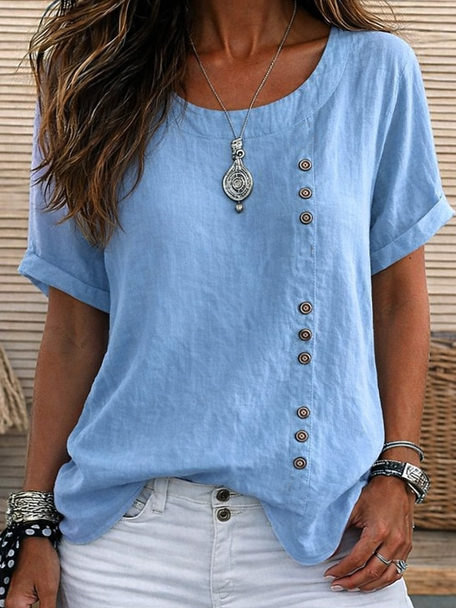 Wren | Button Top