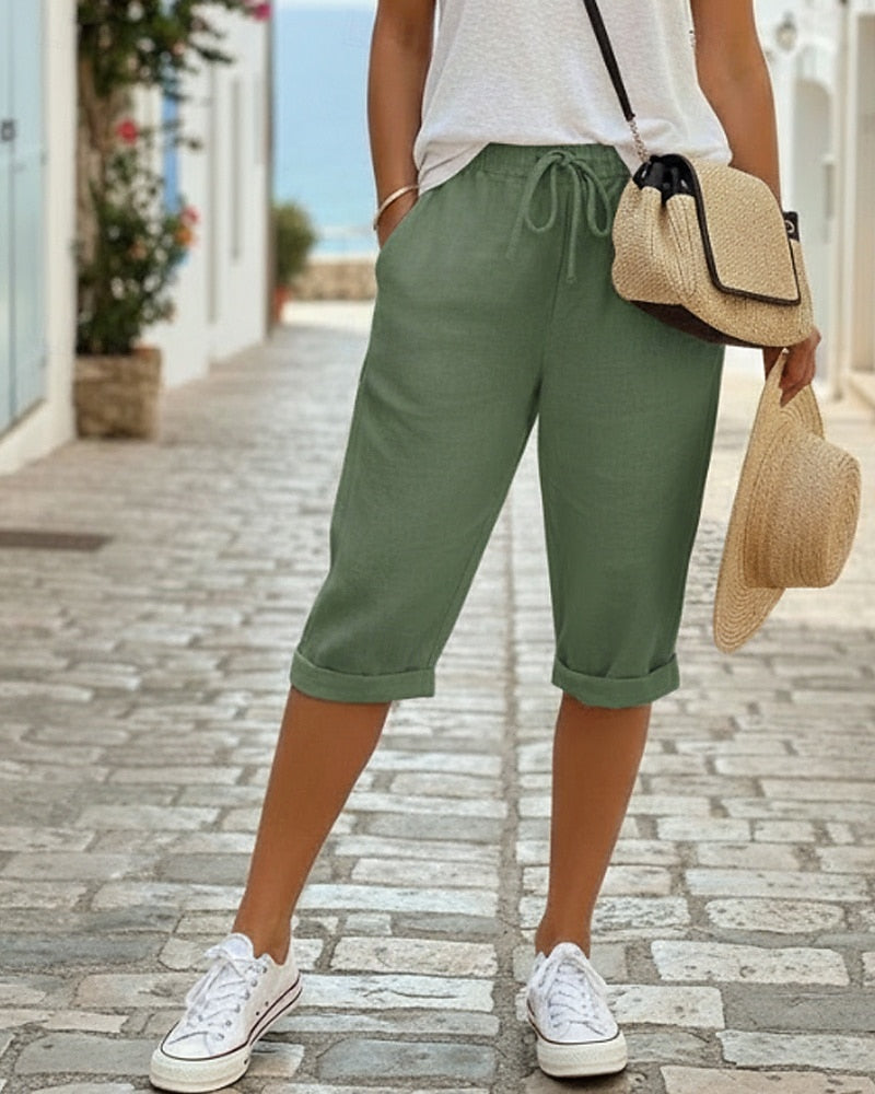 Bella | Easy Summer Capri Pants