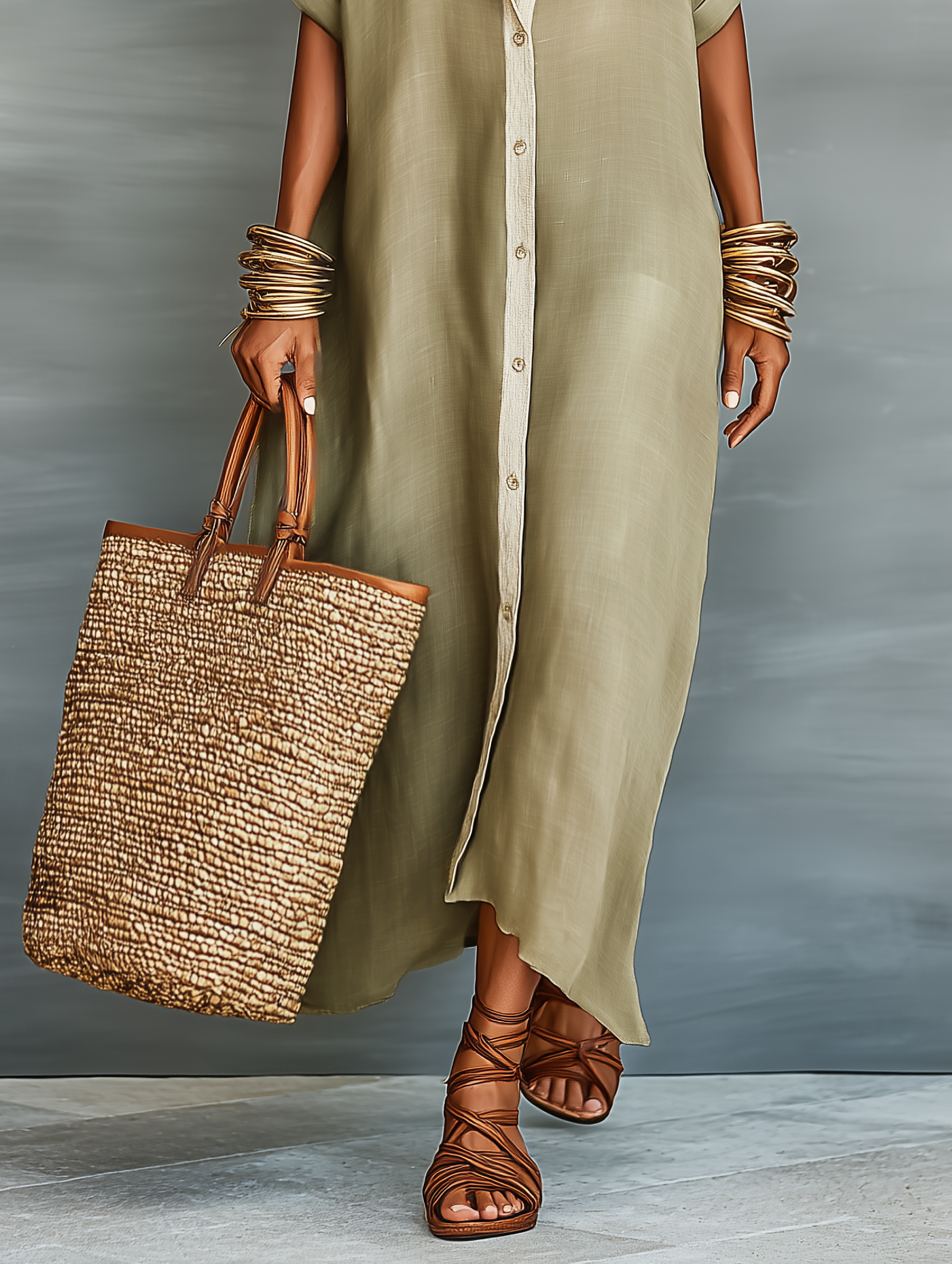 Aileen | Linen Blend Short-sleeved Shirt