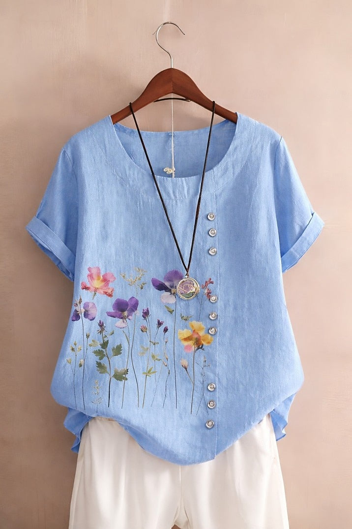 Fern | Blouse Floral Graphic Stylish