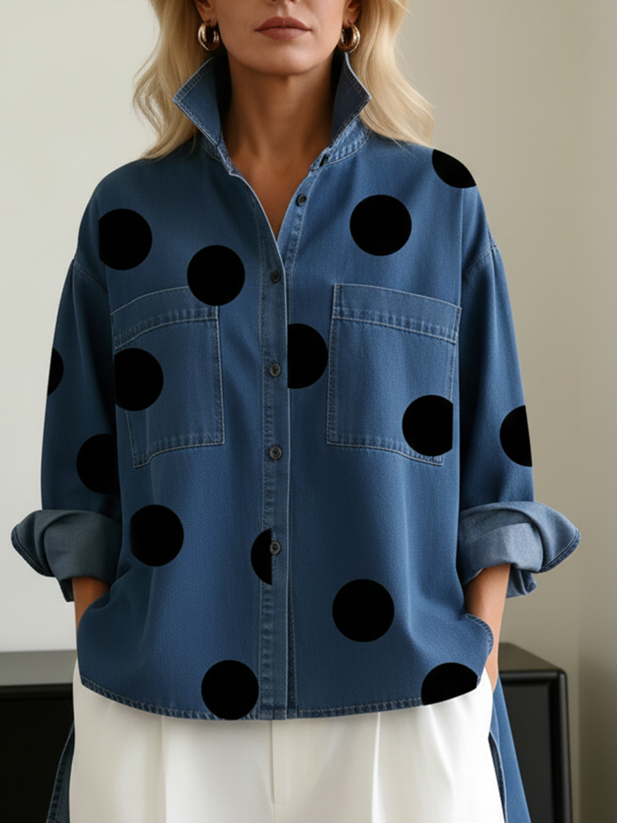 Peggy™ — Polka Dot Overshirt