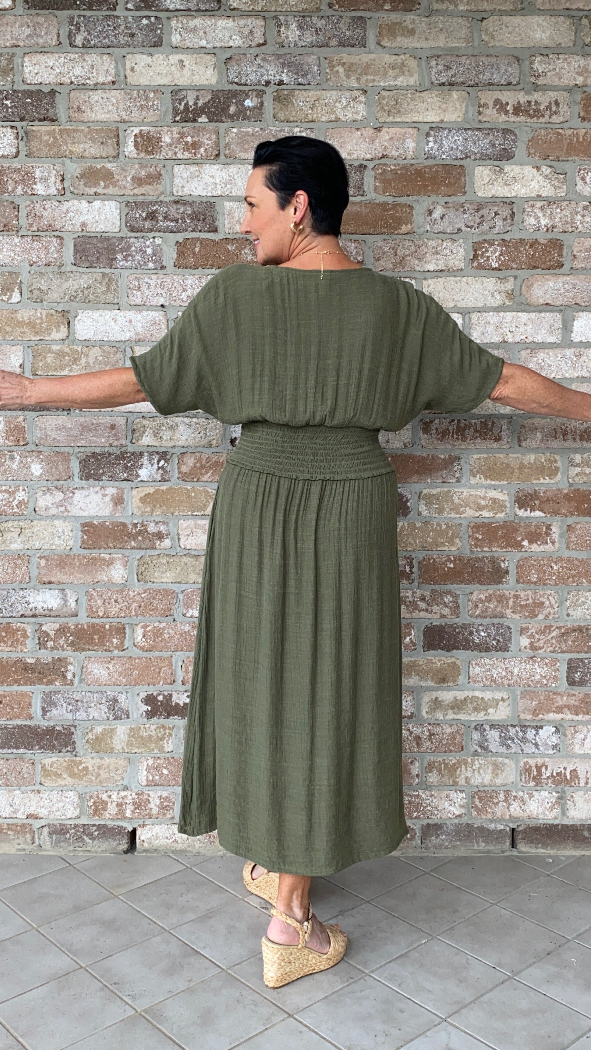 Octavia | Poppy Bamboo Wrap Dress