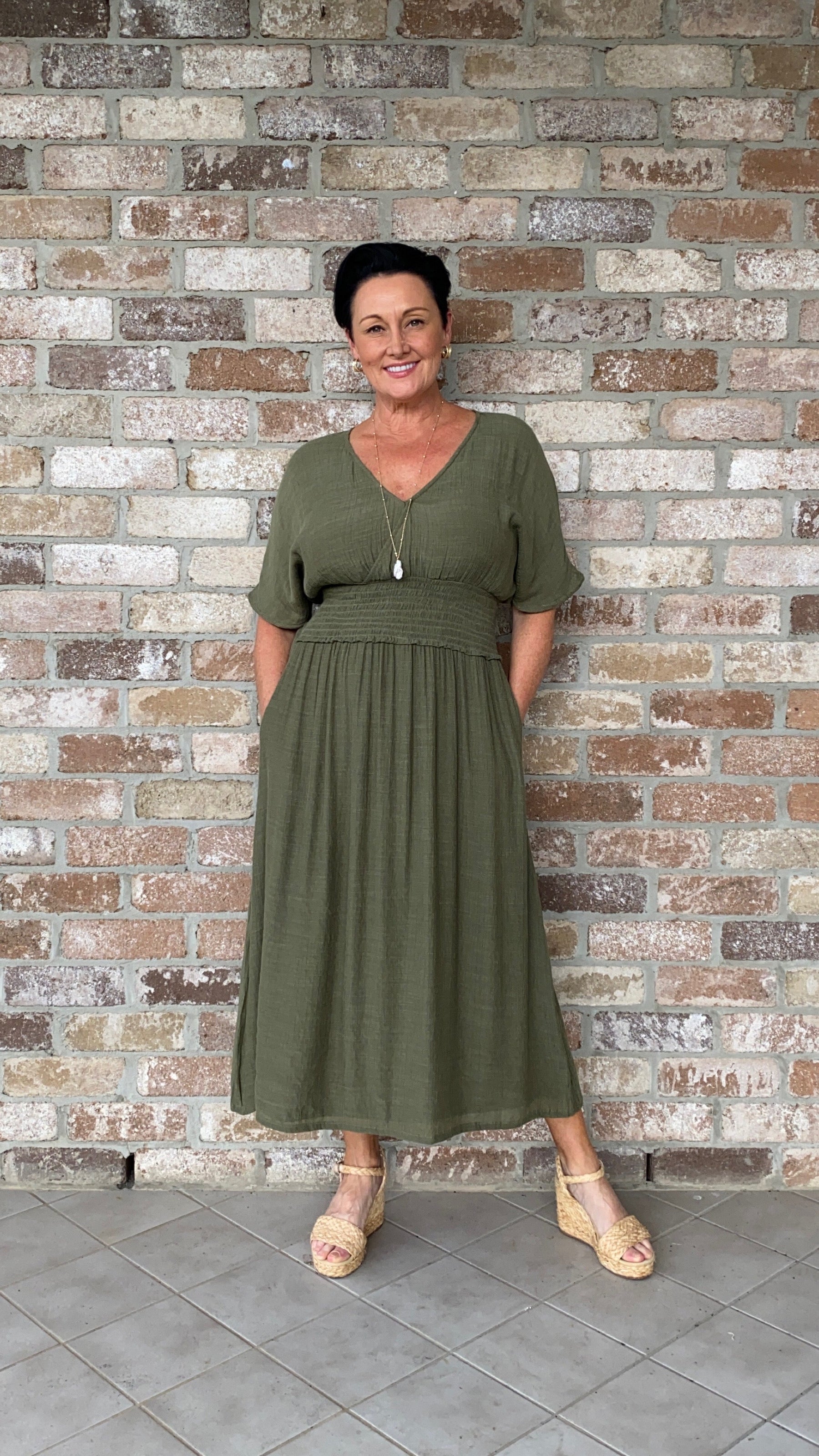 Octavia | Poppy Bamboo Wrap Dress