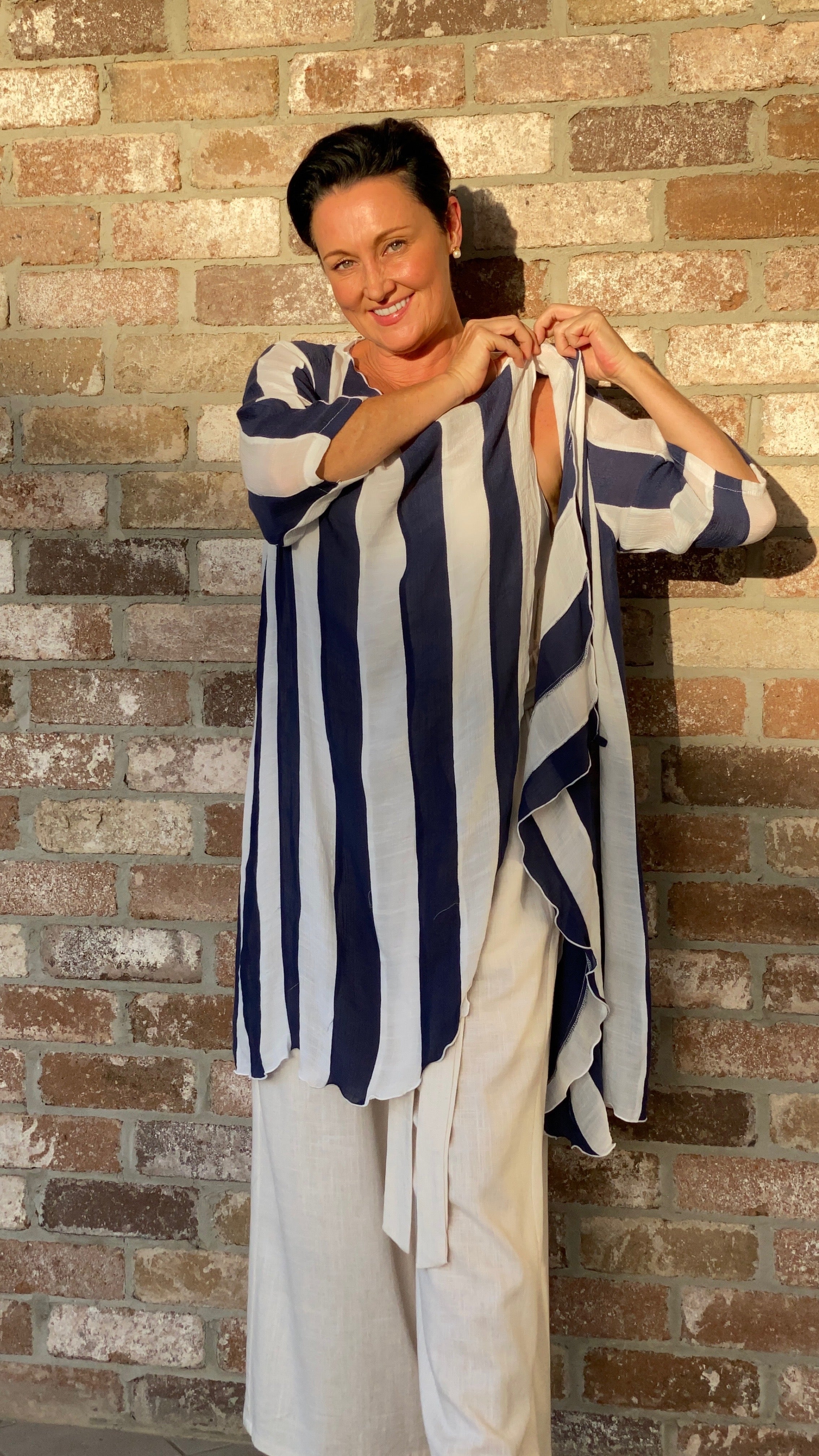 Imogen | Infinity Long Jacket Top