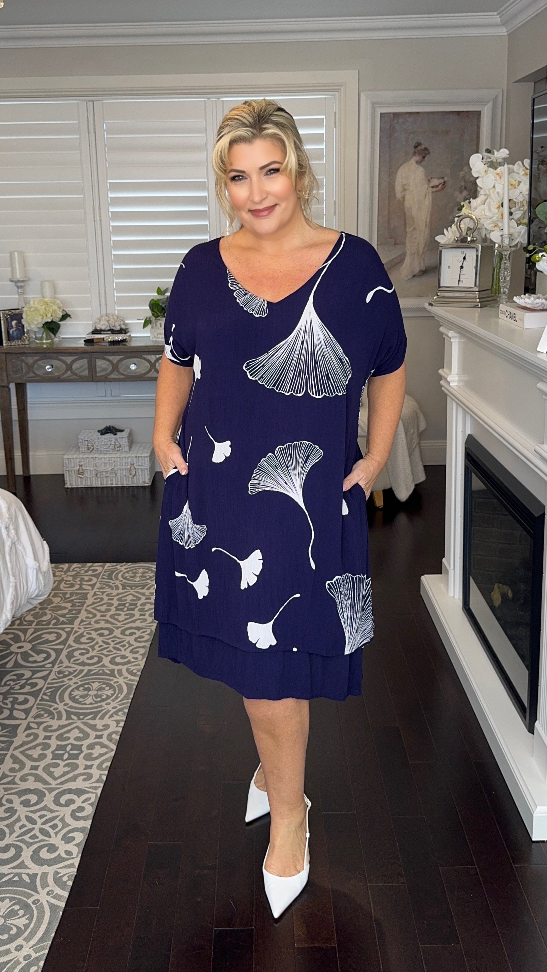 Eleanor | Penelope Garden Midi Dress