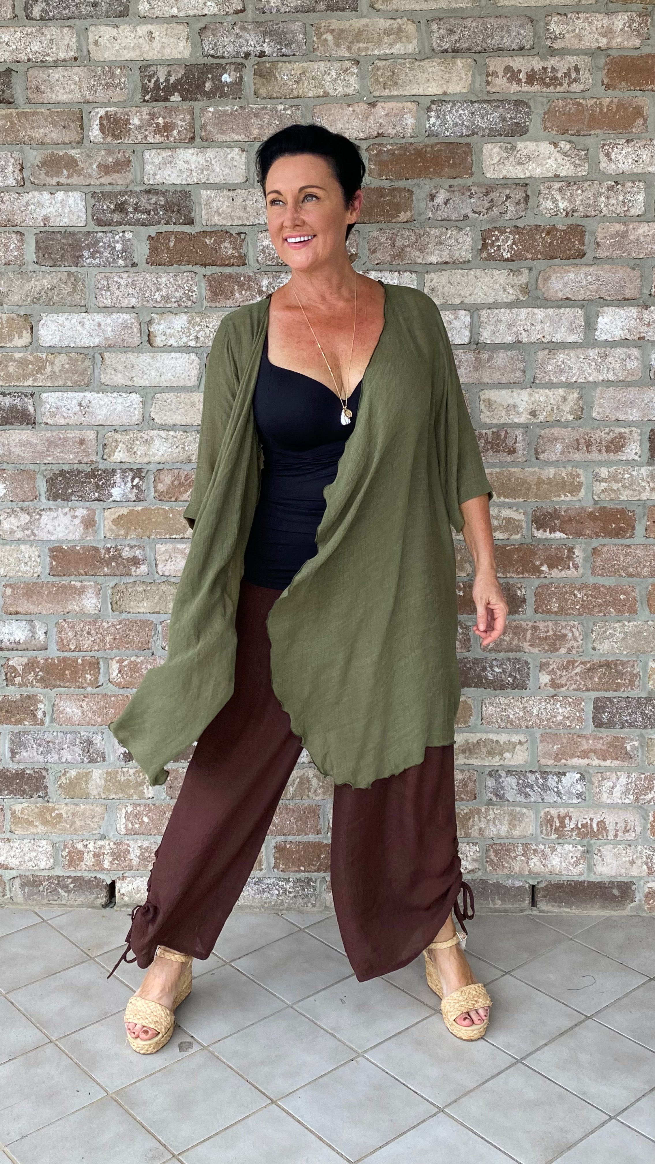 Fleur | Infinity Jacket in Olive