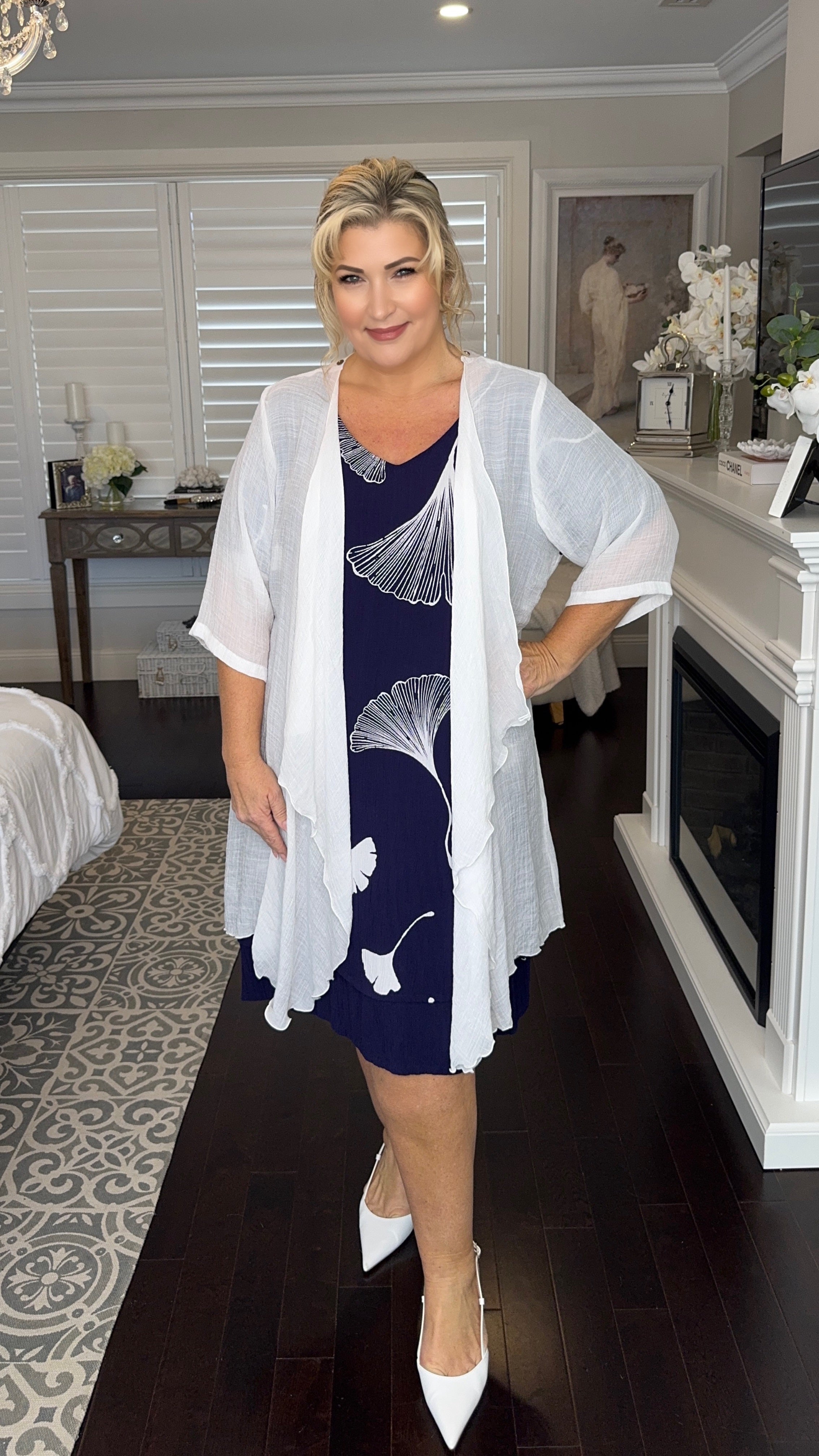 Eleanor | Penelope Garden Midi Dress