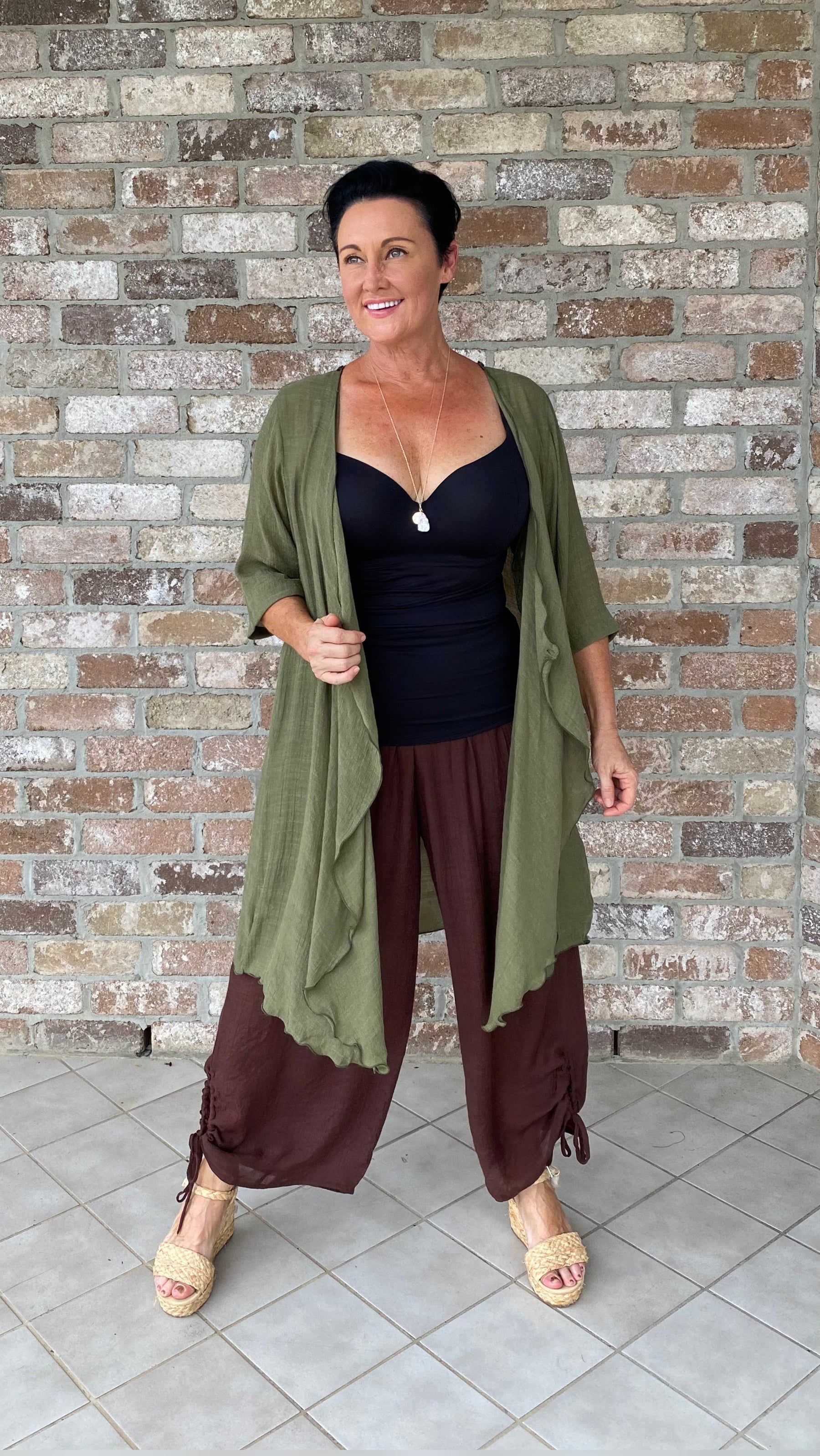 Fleur | Infinity Jacket in Olive