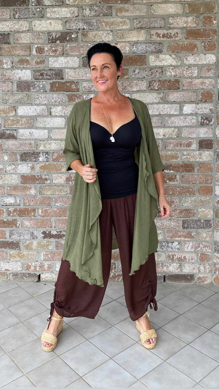 Fleur | Infinity Jacket in Olive