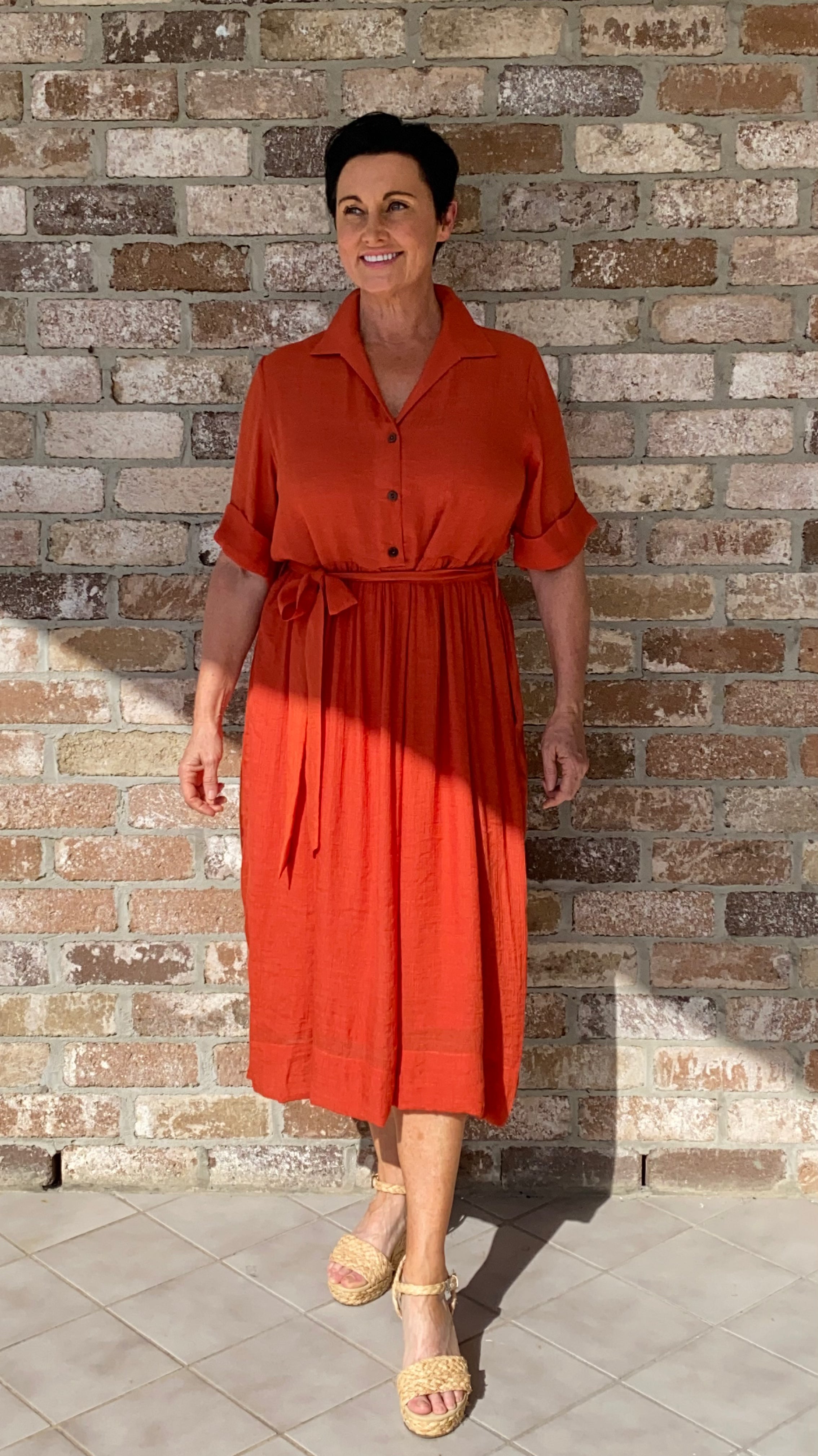 Olive | Peggy Sue Rust Dress