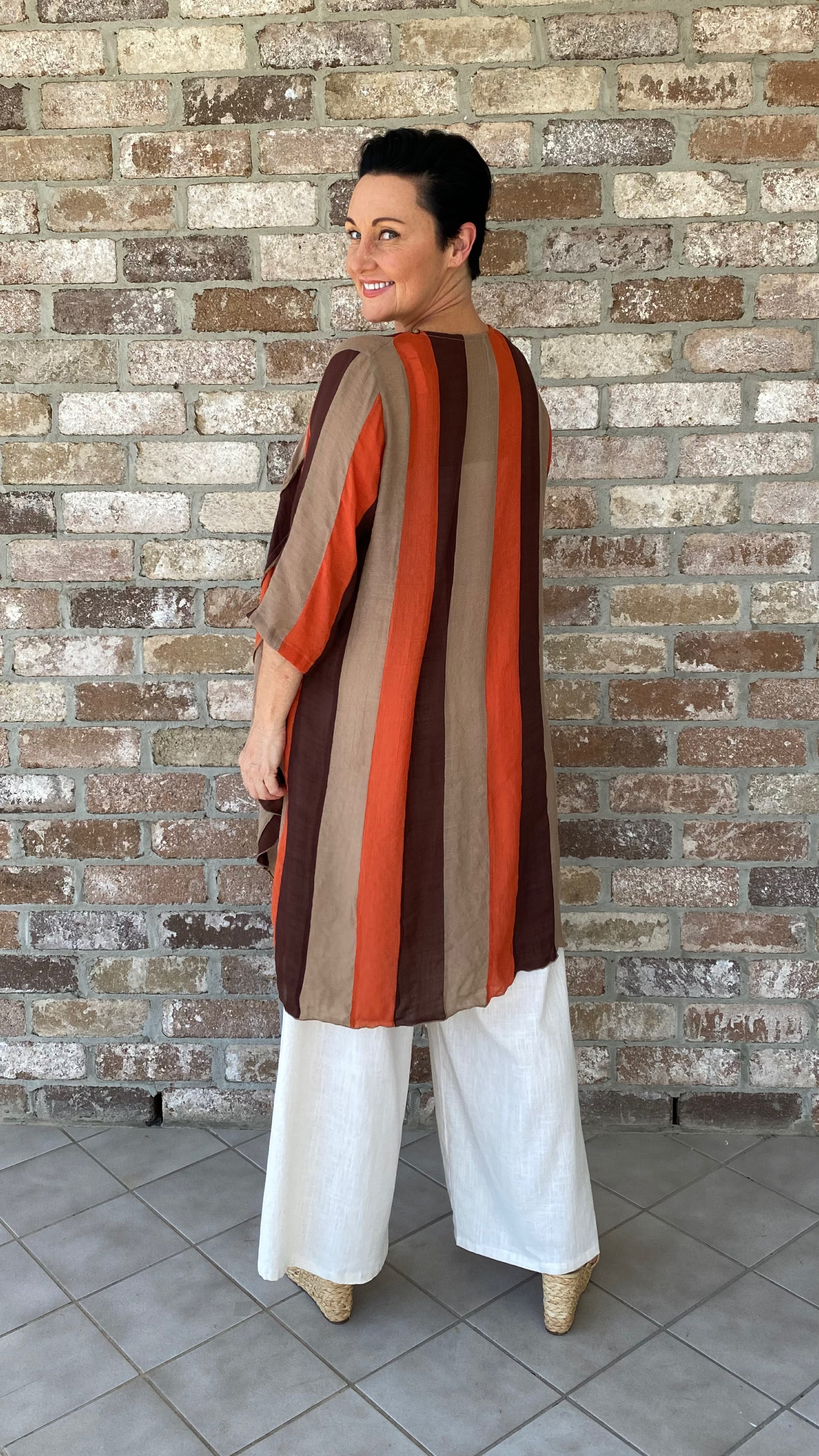 Holly | Infinity Jacket Jaffa Stripe