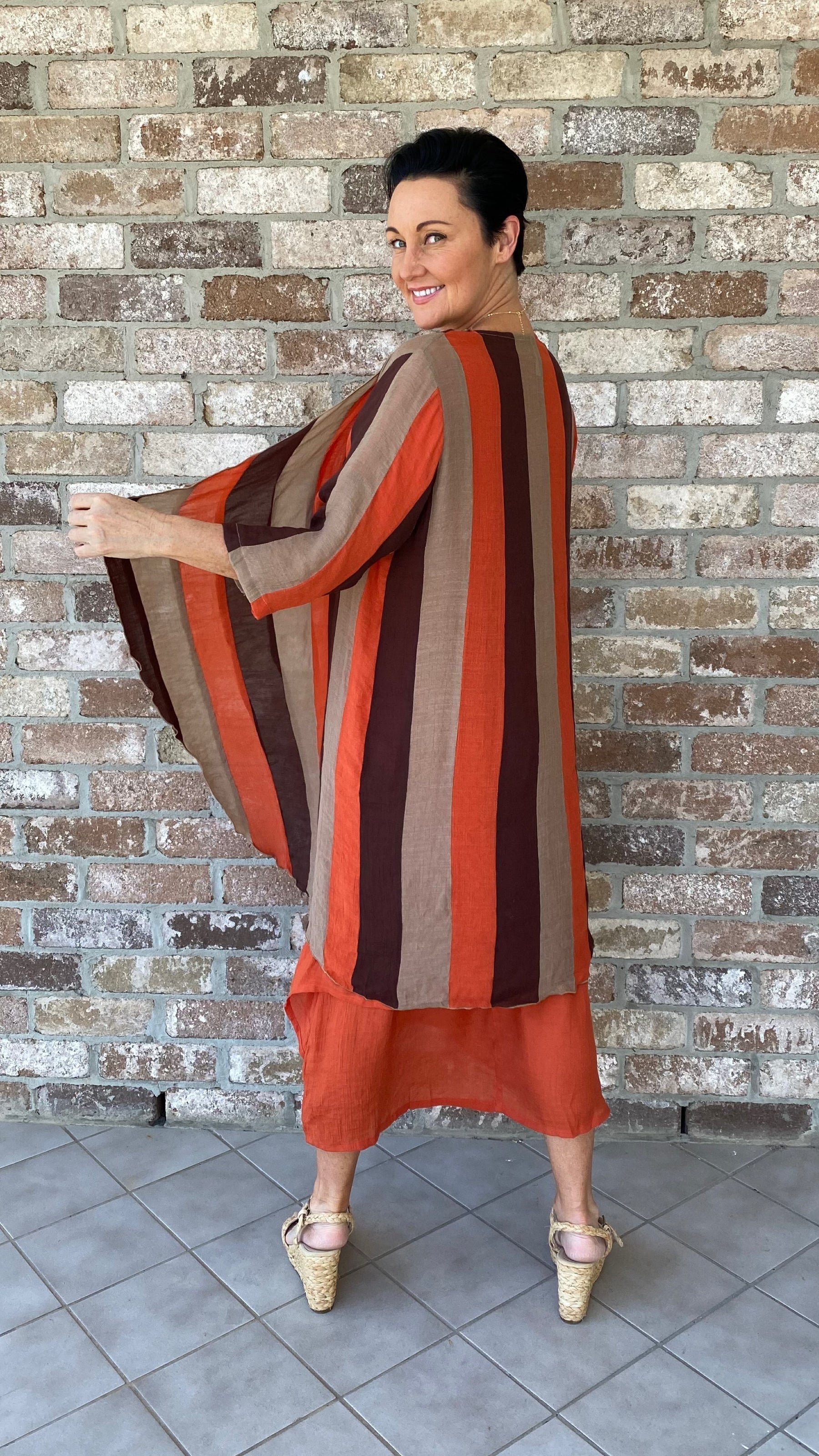 Holly | Infinity Jacket Jaffa Stripe