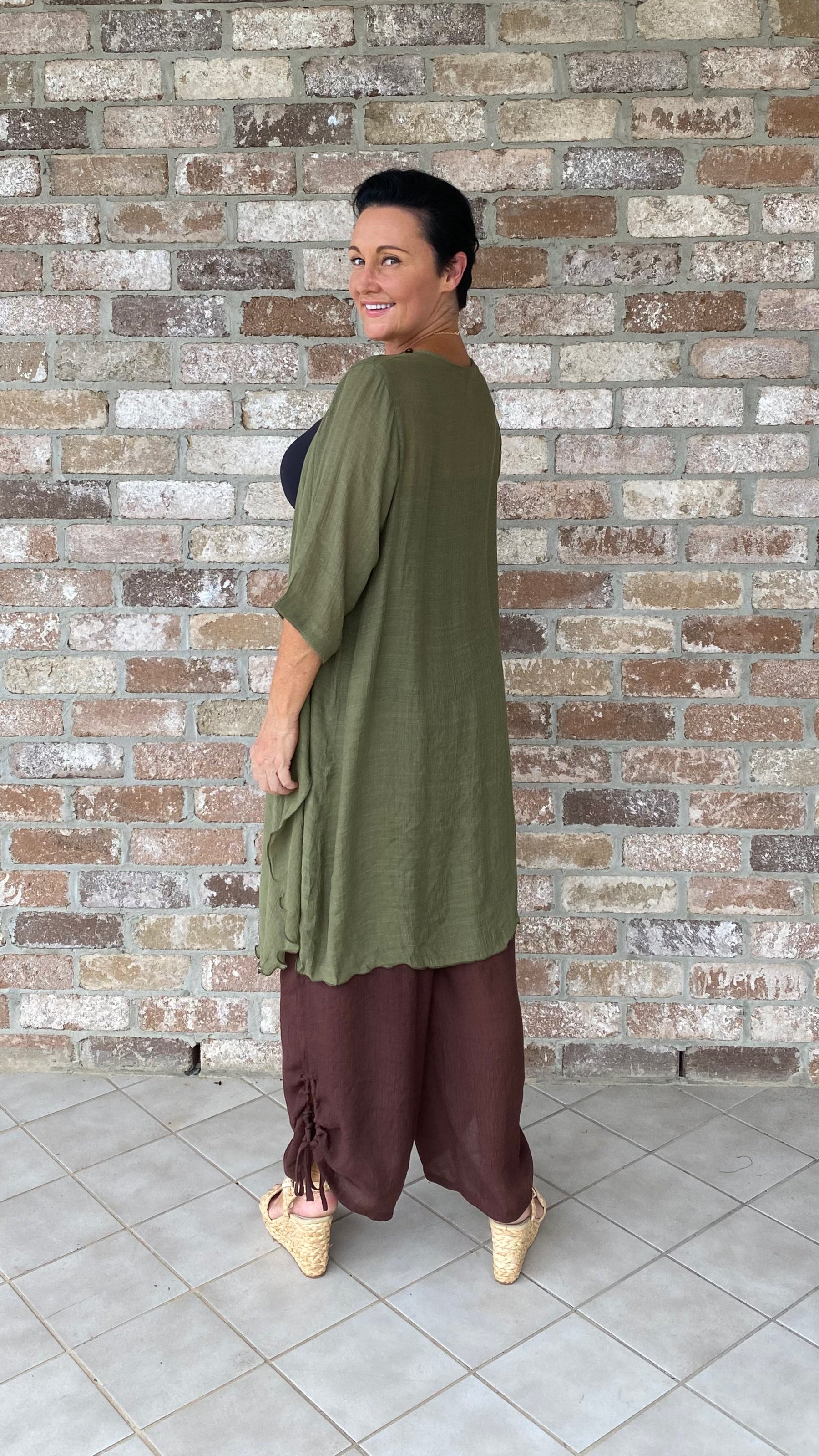 Fleur | Infinity Jacket in Olive