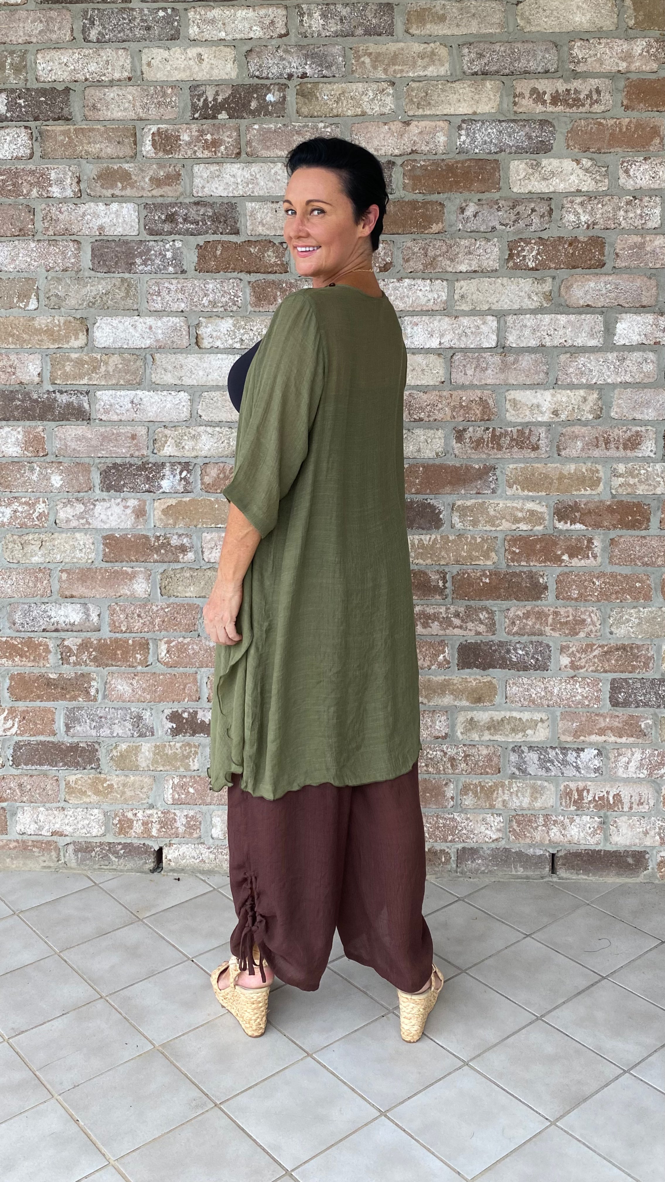 Fleur | Infinity Jacket in Olive