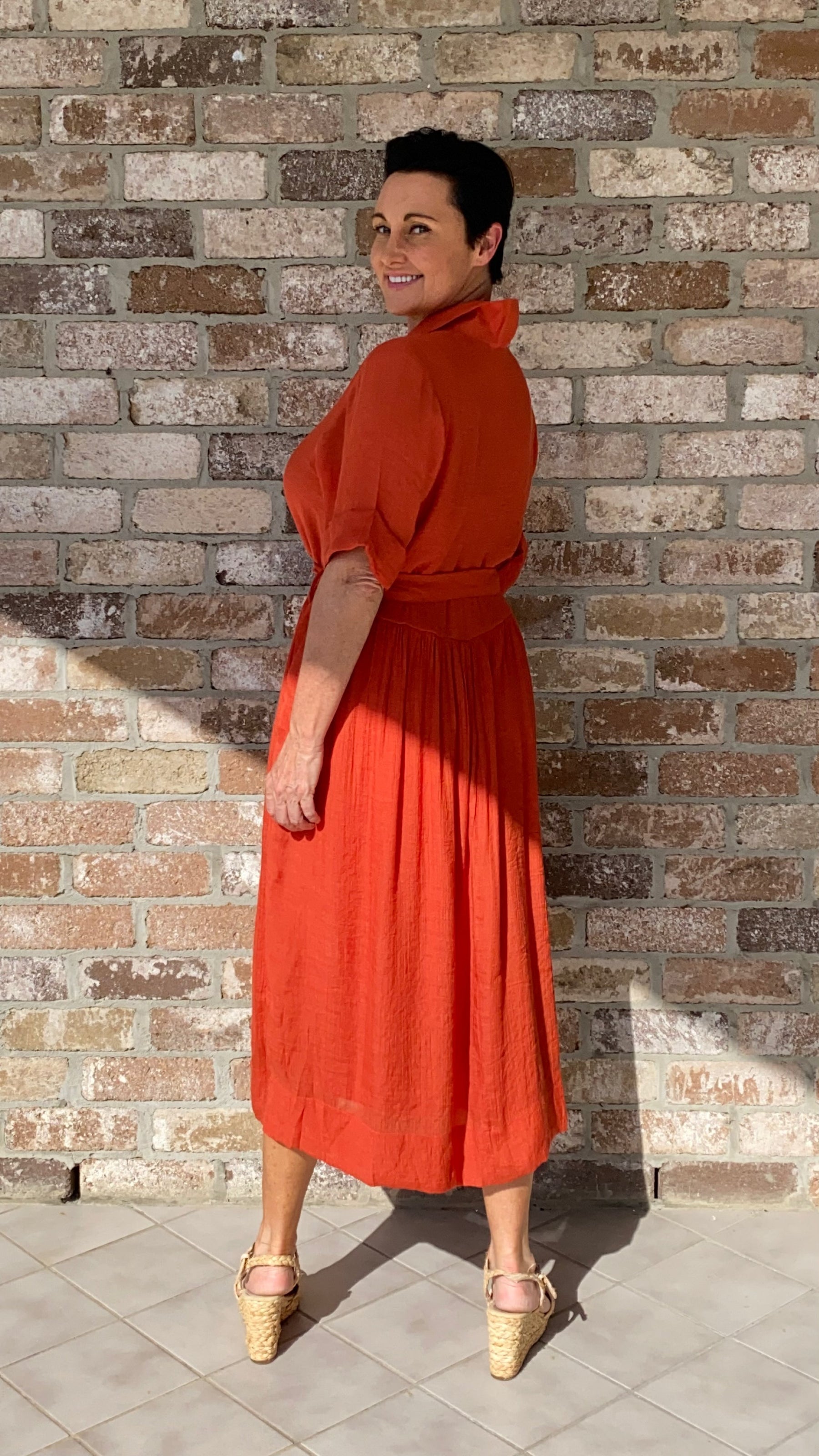 Olive | Peggy Sue Rust Dress