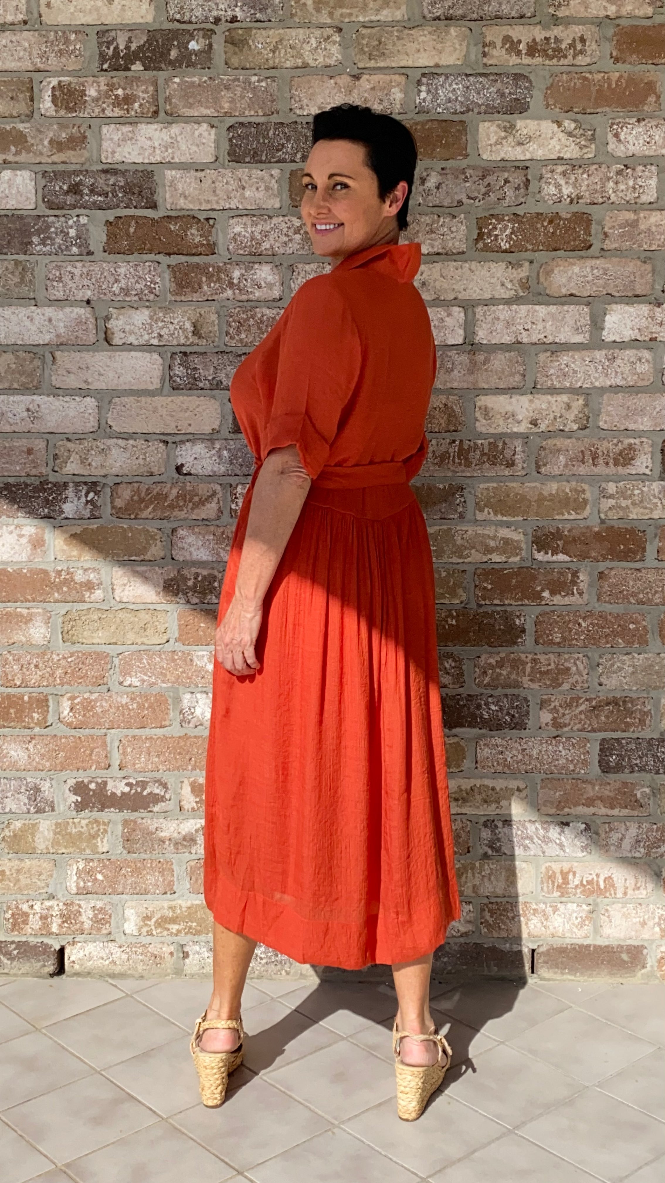 Olive | Peggy Sue Rust Dress