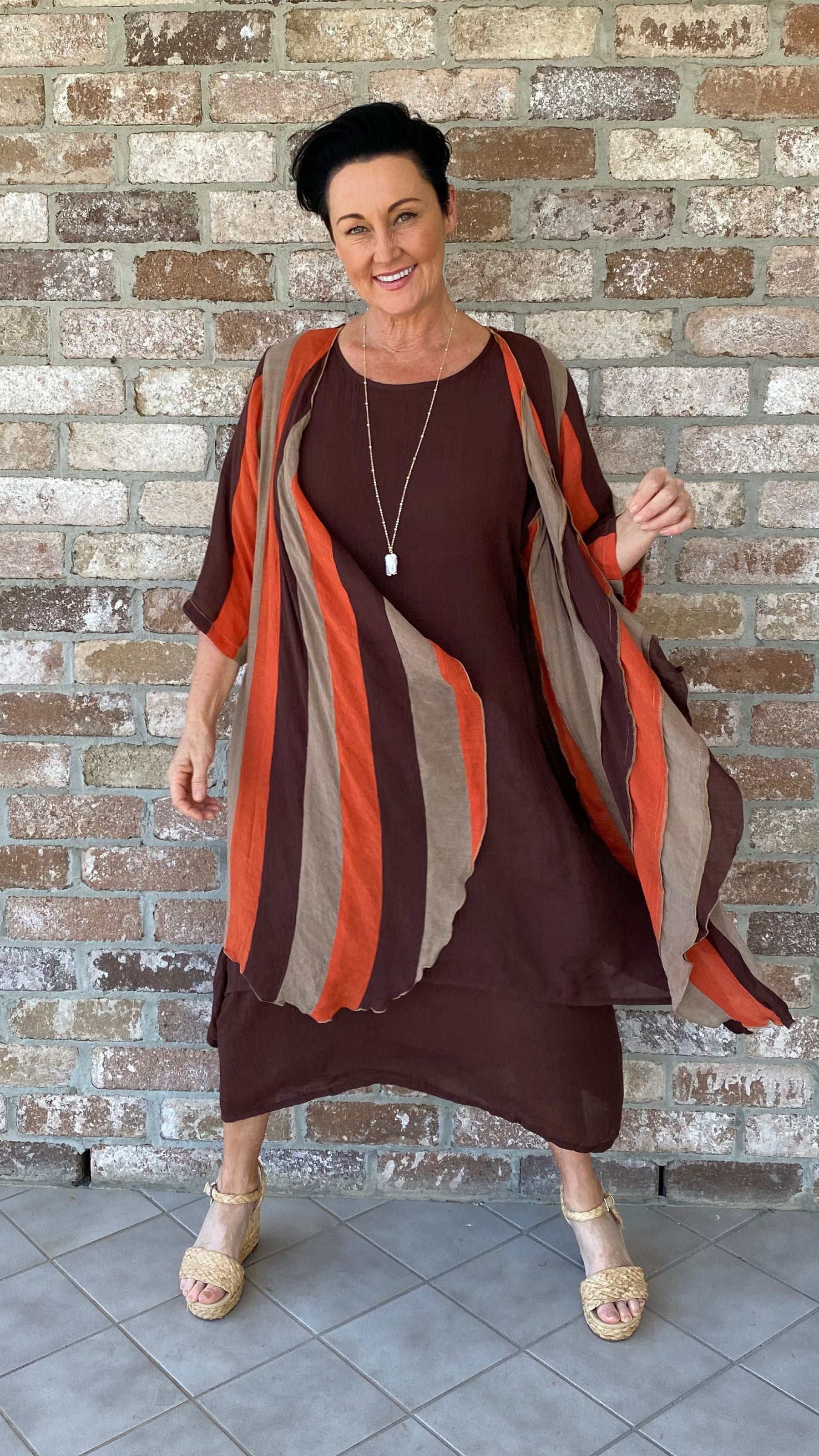 Holly | Infinity Jacket Jaffa Stripe