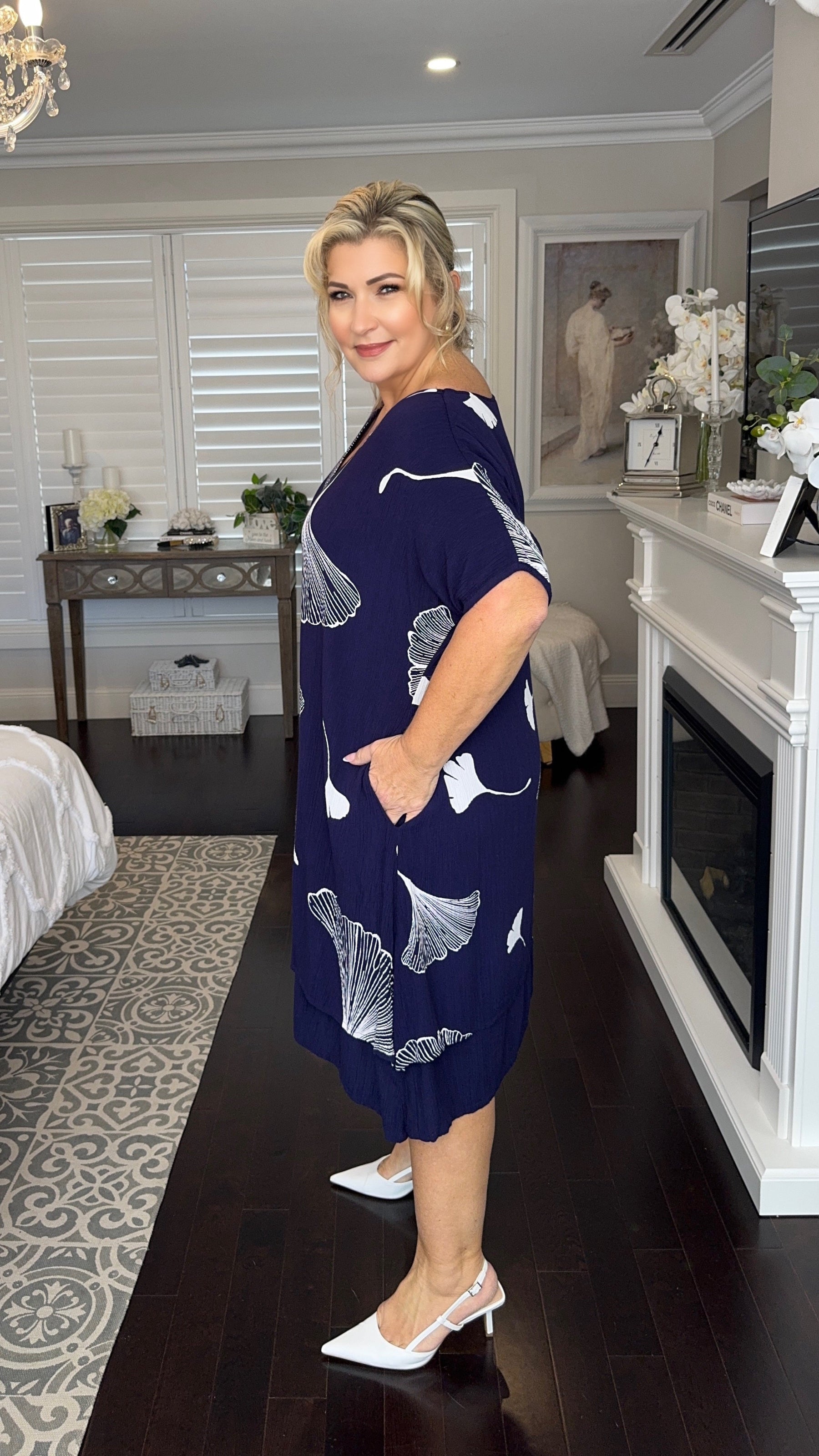 Eleanor | Penelope Garden Midi Dress