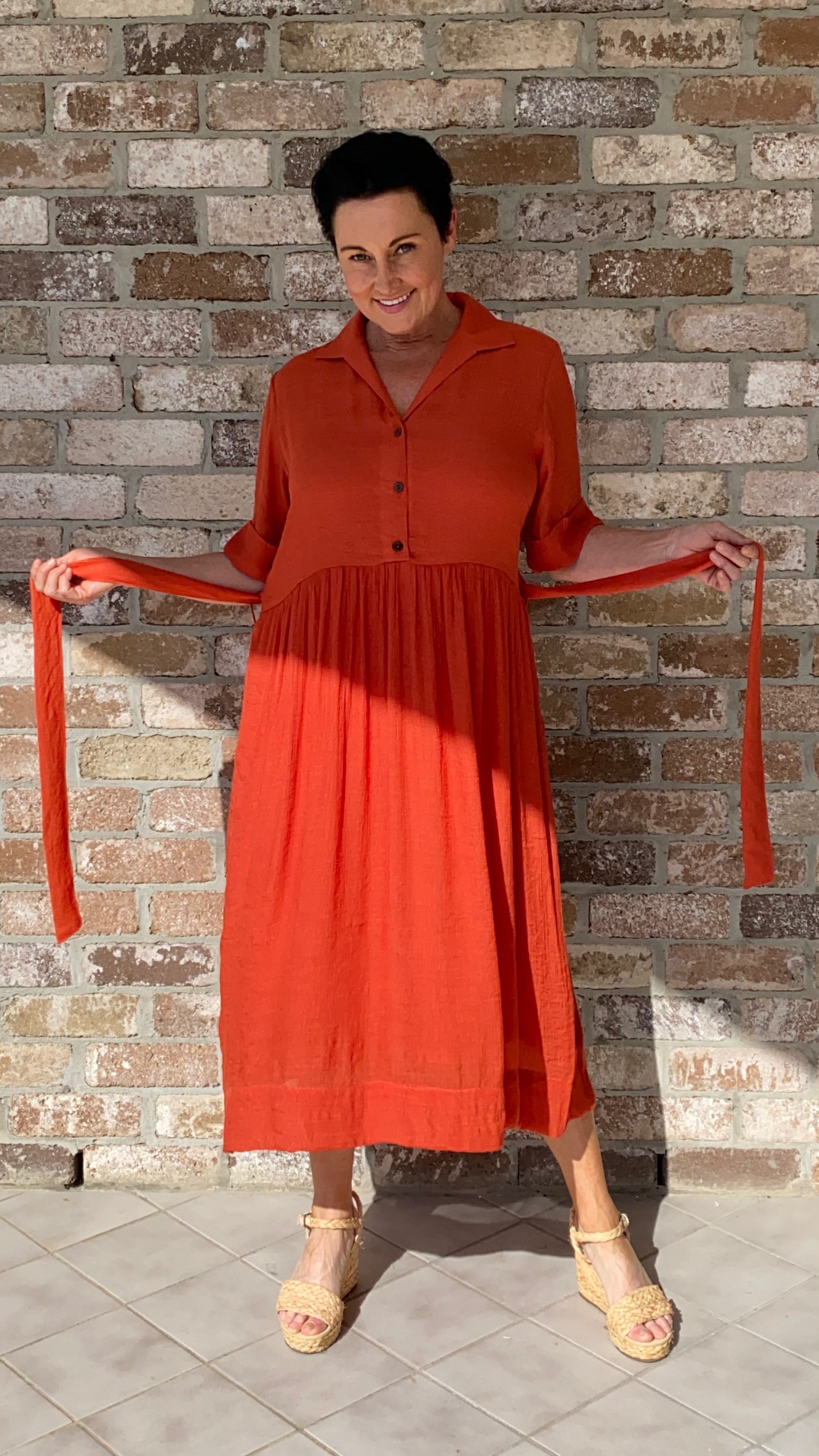 Olive | Peggy Sue Rust Dress