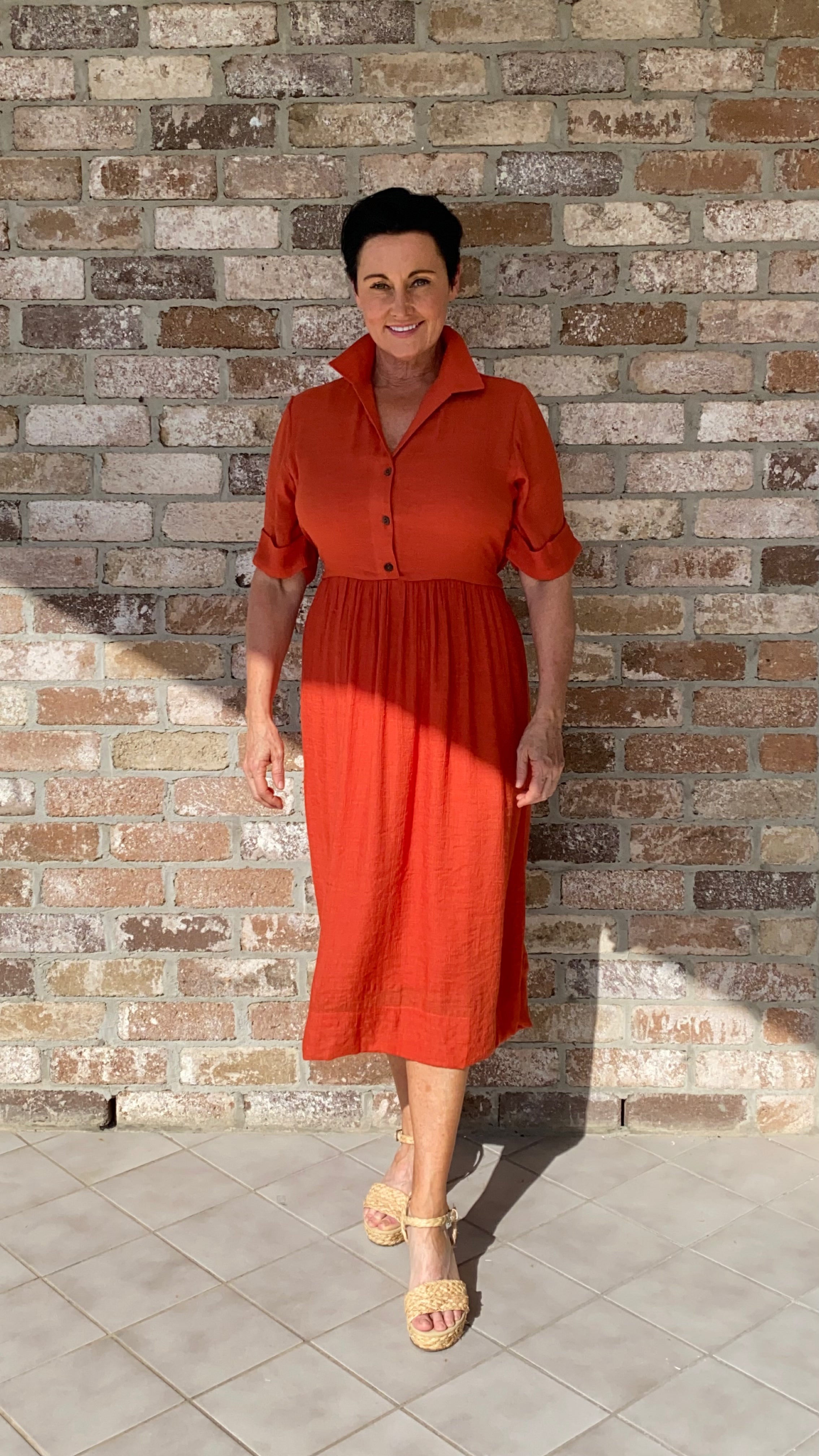 Olive | Peggy Sue Rust Dress