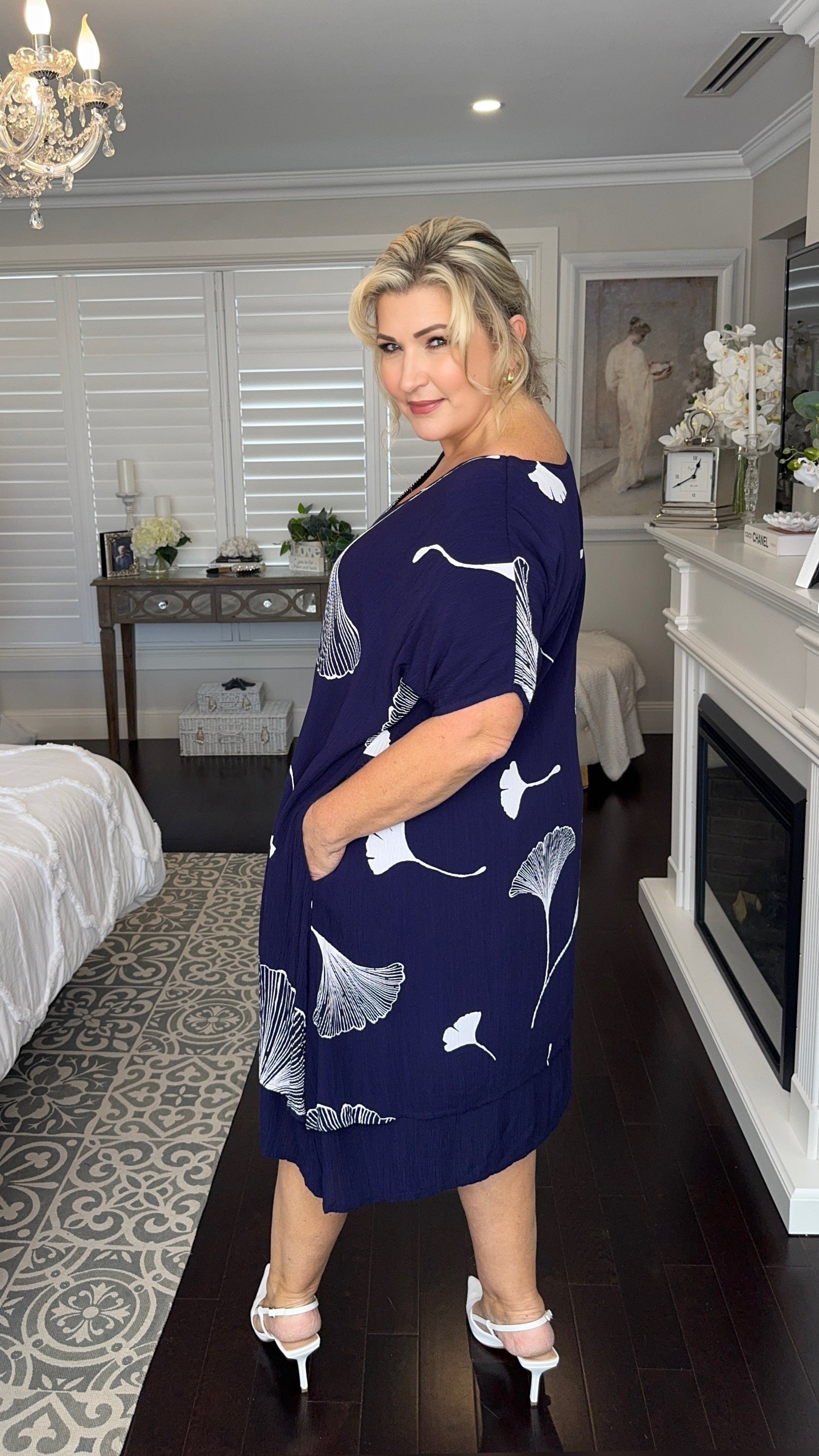 Eleanor | Penelope Garden Midi Dress