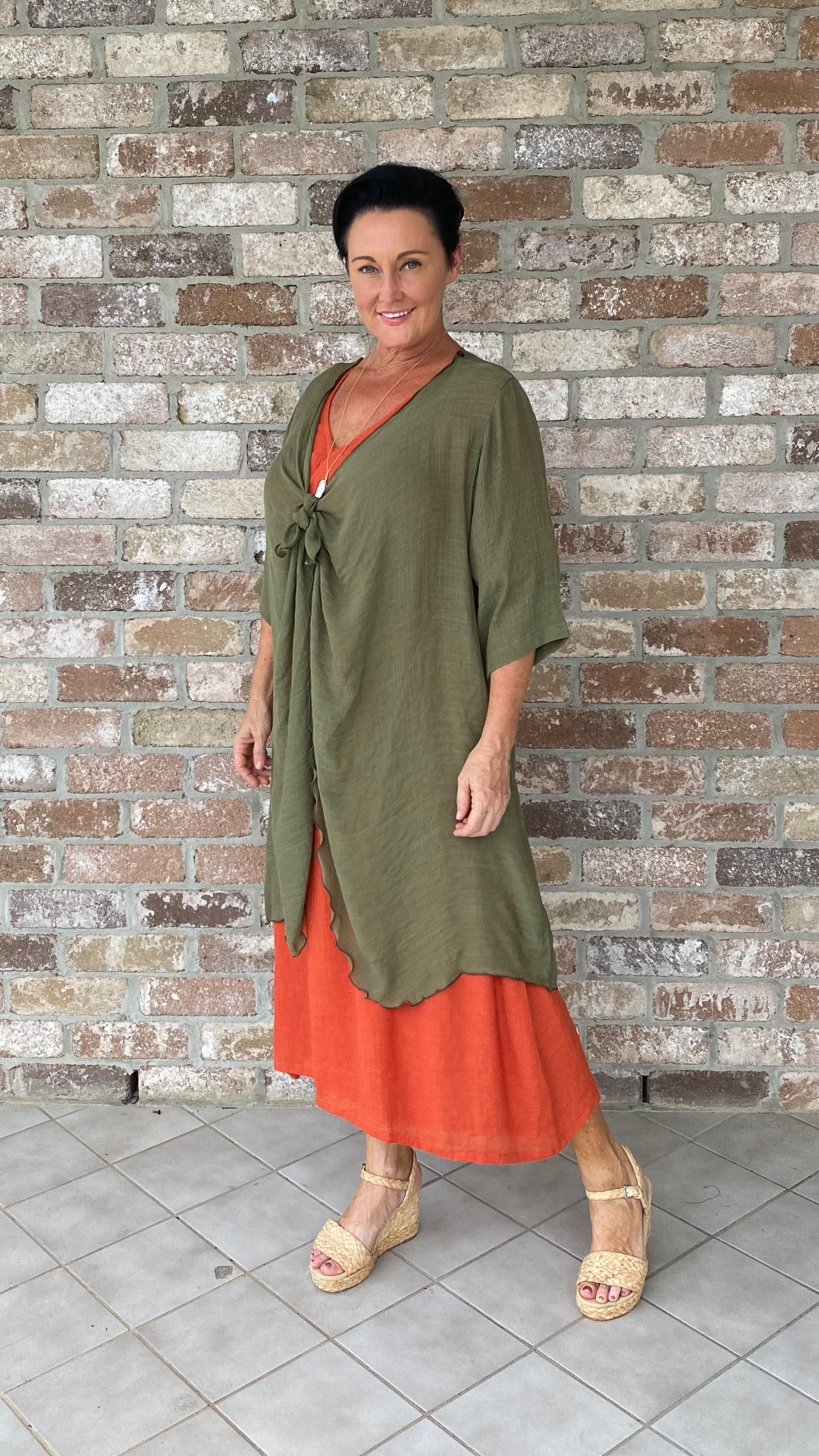 Fleur | Infinity Jacket in Olive