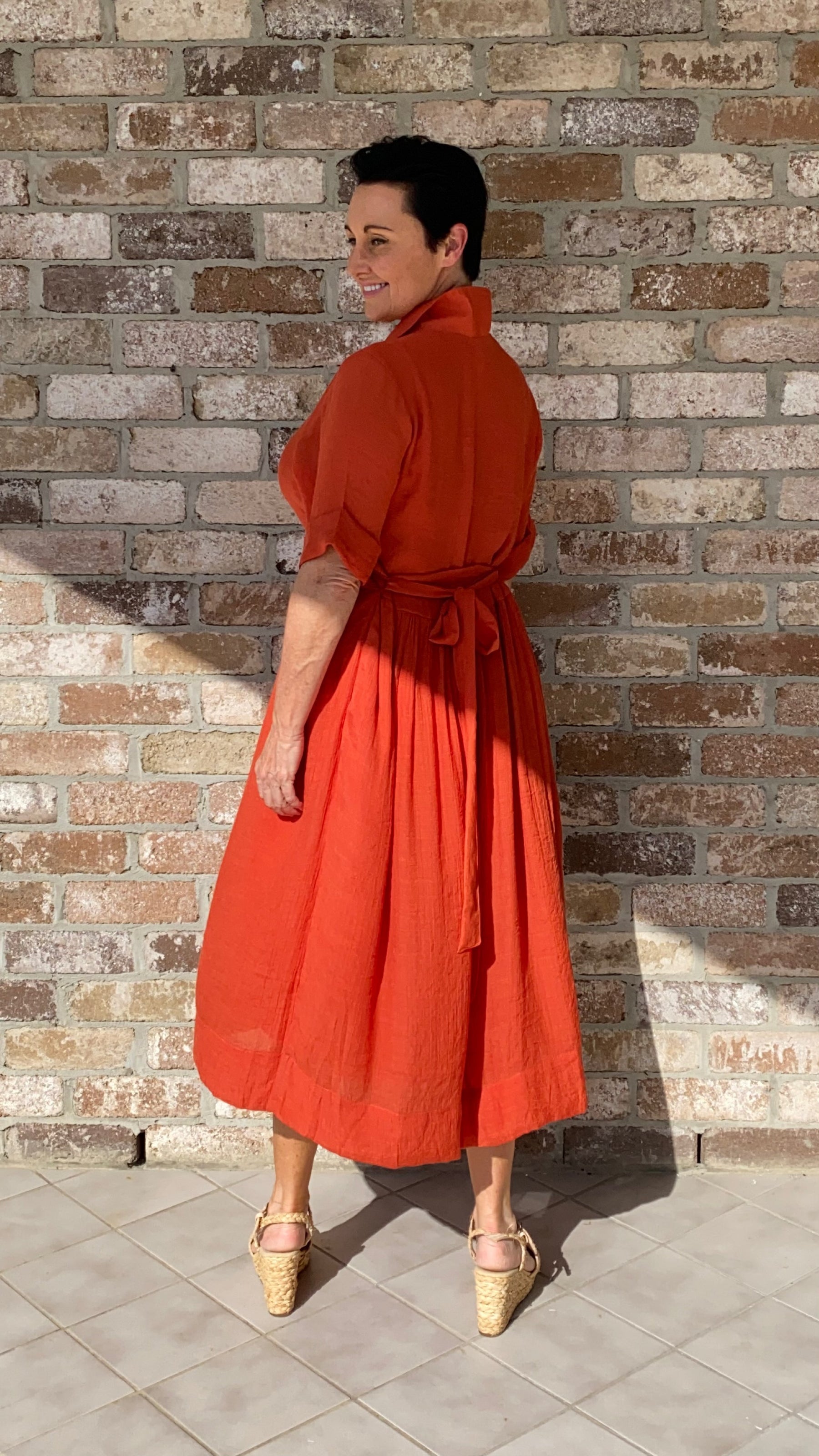 Olive | Peggy Sue Rust Dress