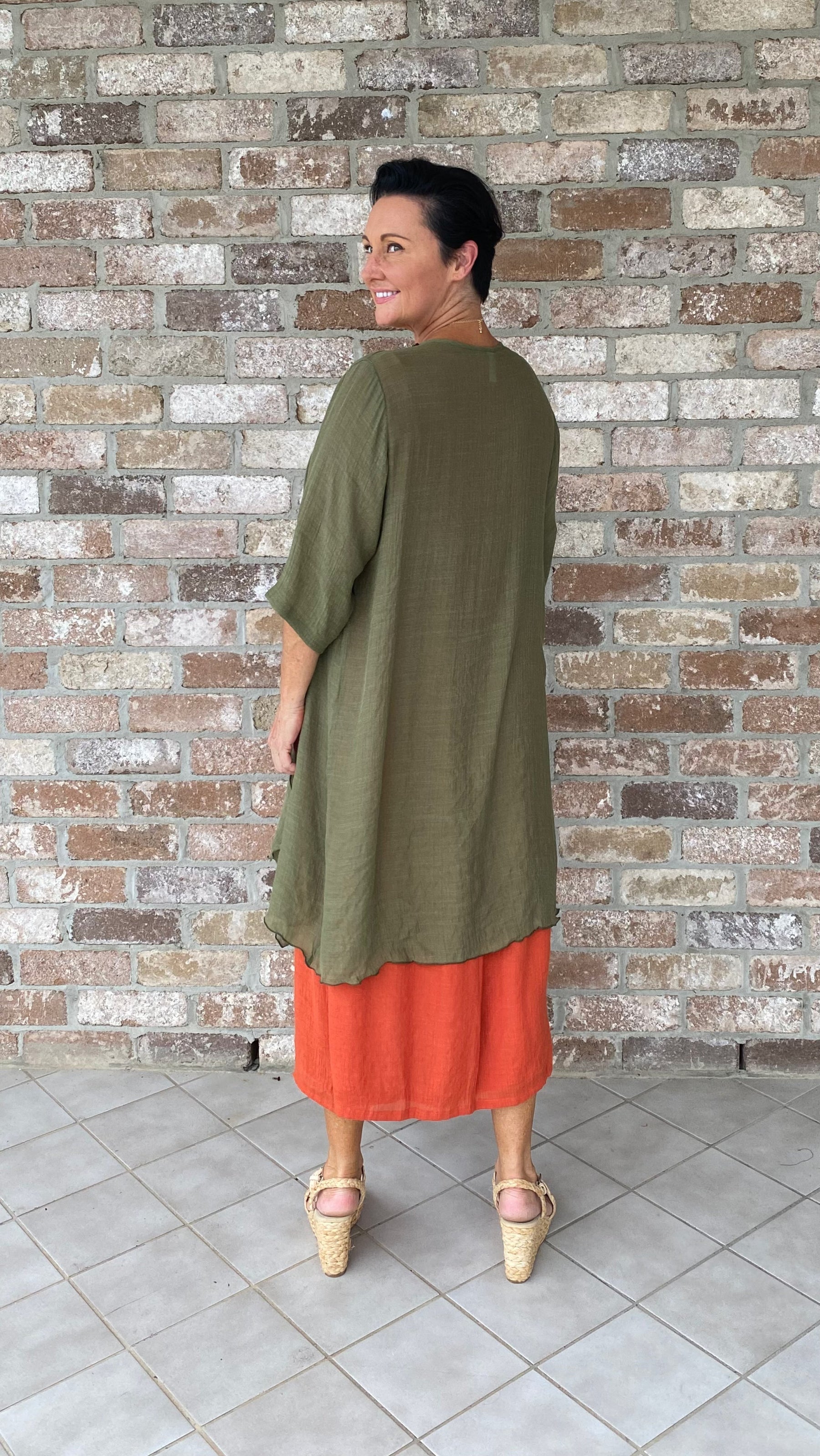 Fleur | Infinity Jacket in Olive