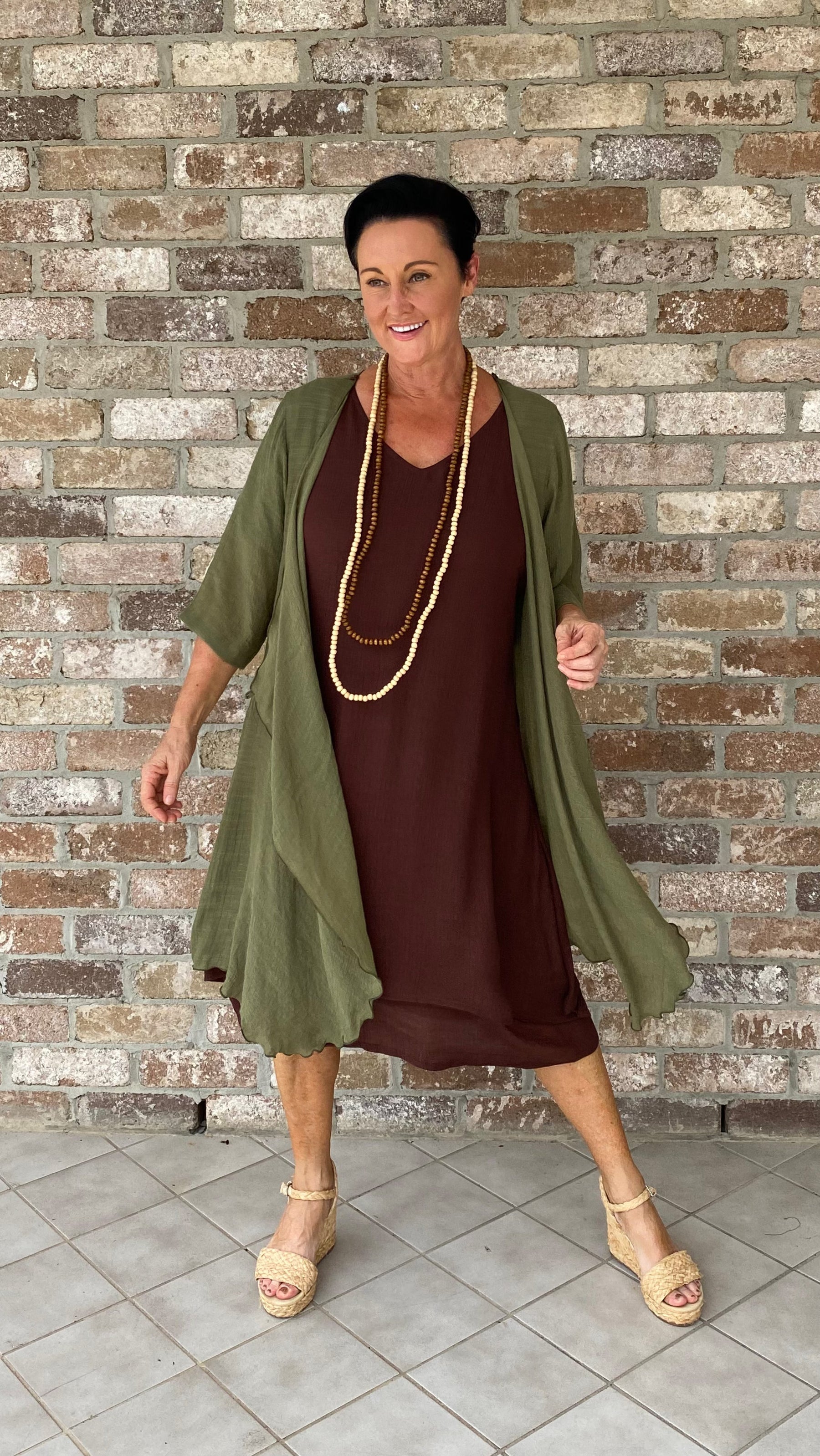 Fleur | Infinity Jacket in Olive